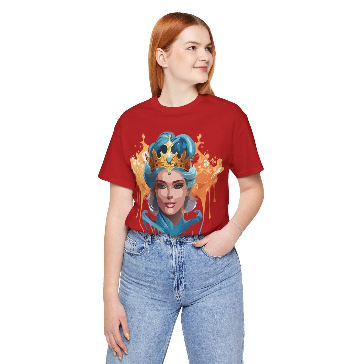 Queen Graphic Tee Unisex Jersey Short Sleeve Premium Quality Adelpha Vintage Inspired Artwork
