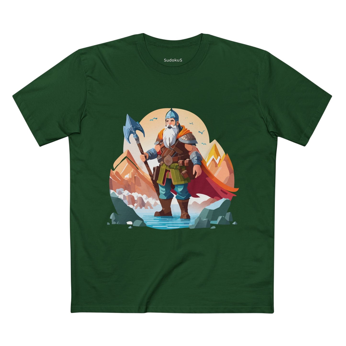 Viking Graphic Unisex 100 Cotton Staple Tee 25