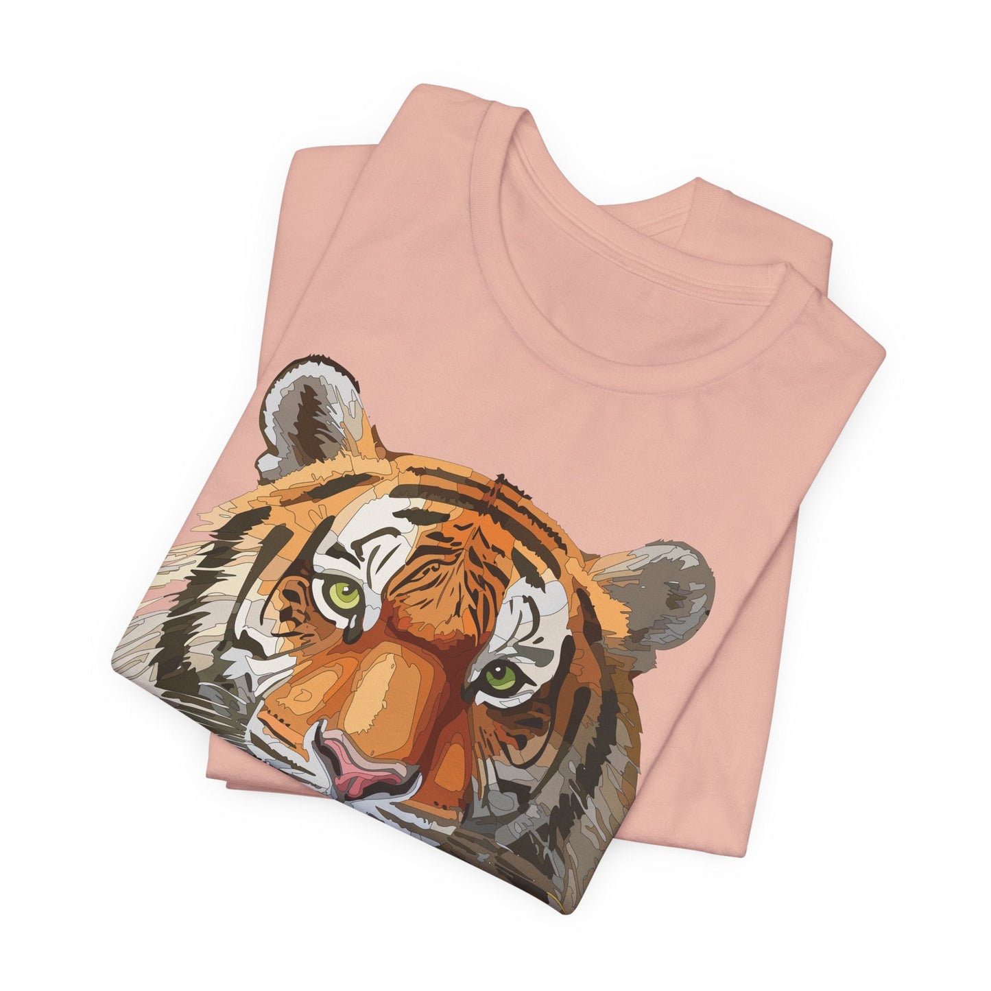 Unisex Animal Art Design Tee Shirt Wild Animals Graphic Tee Softstyle Gildan 64000