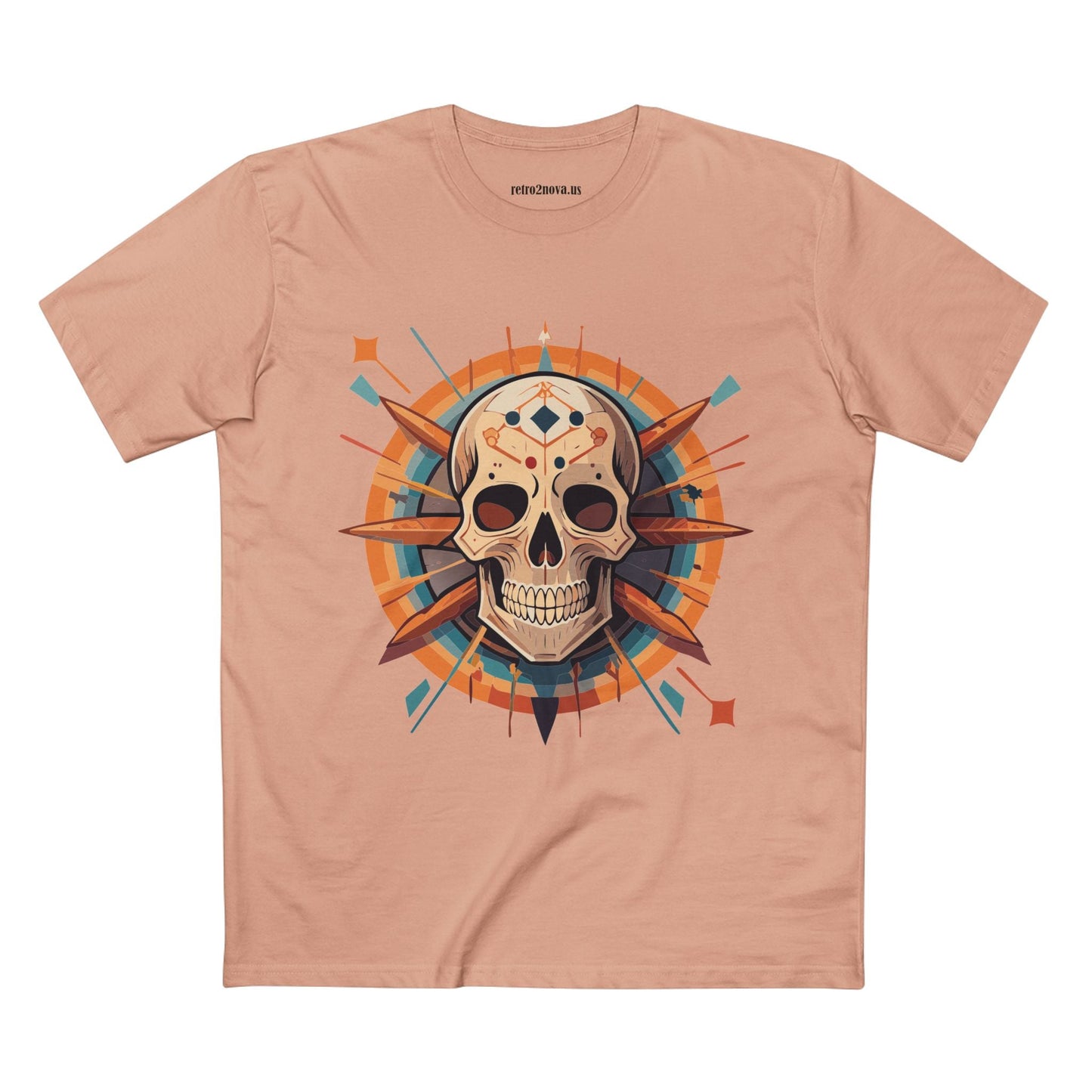 Skull And Skeleton Shirt SS20 Unisex Premium Cotton Tee With Original Art Design Retro2Nova