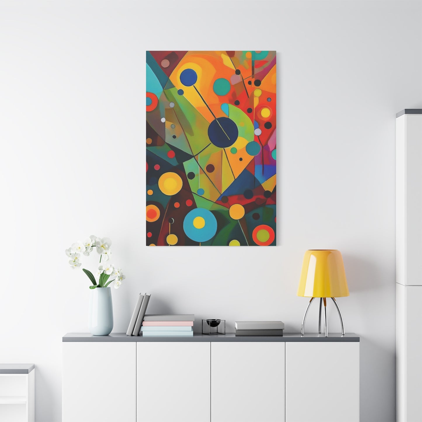 Abstract Oil Painting Print Canvas 20x24,20x30,24x30 24x32,24x36,30x40 32x48,36x48,40x60 Pine-Wood Inner Frame ABS-146