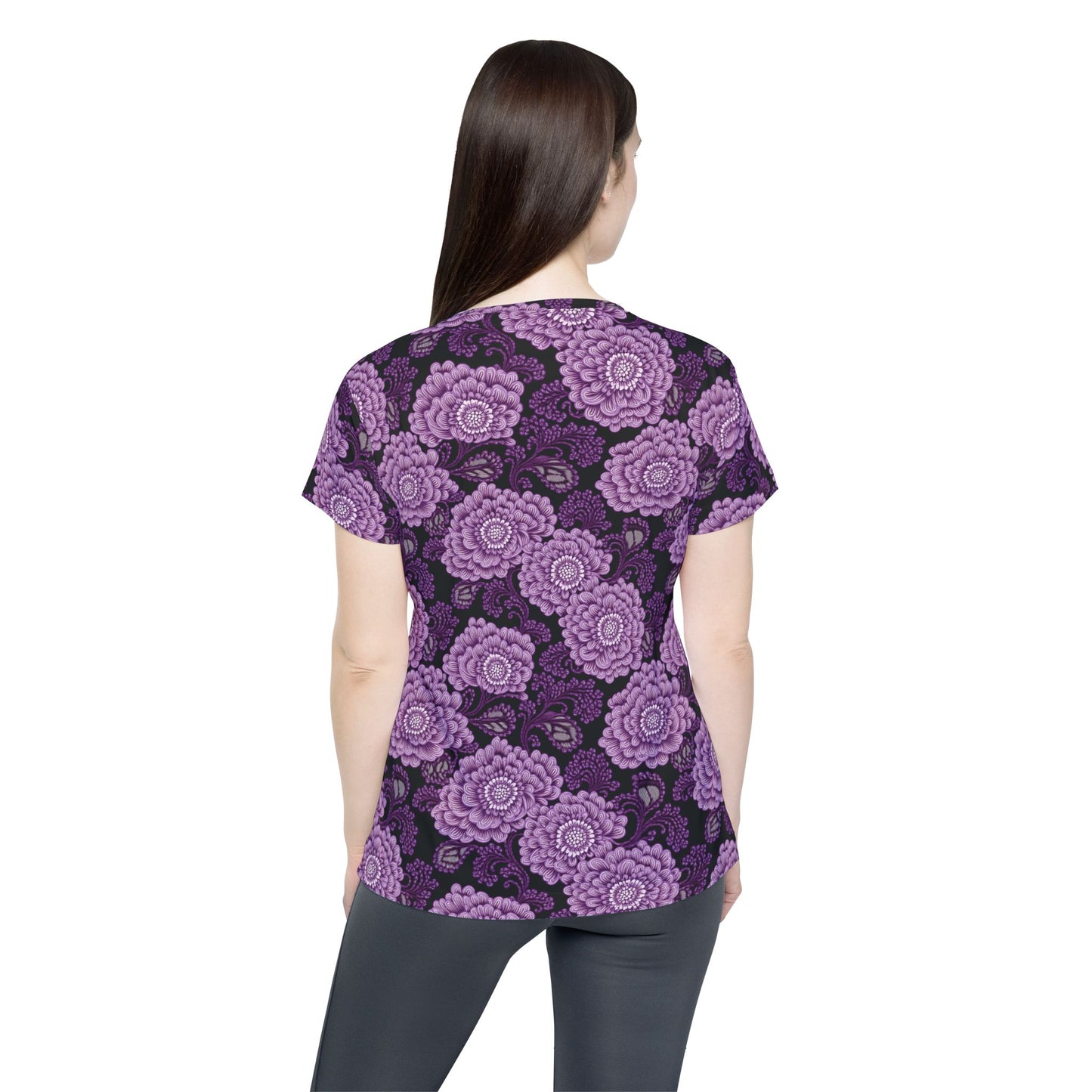 Lace Print Poly Shirt, Poly Shirt with Lace Print, Lace Shirt 66