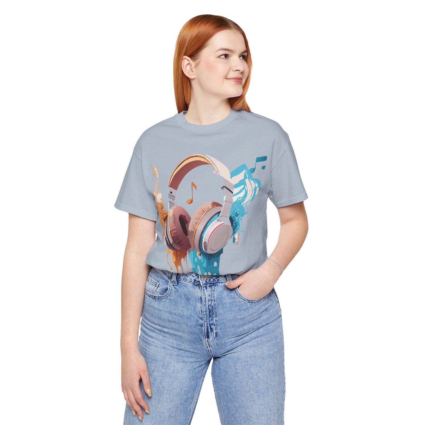Unisex Graphic T Shirt With Vintage Music Inspired Artwork From Adelpha Short Sleeve Tee