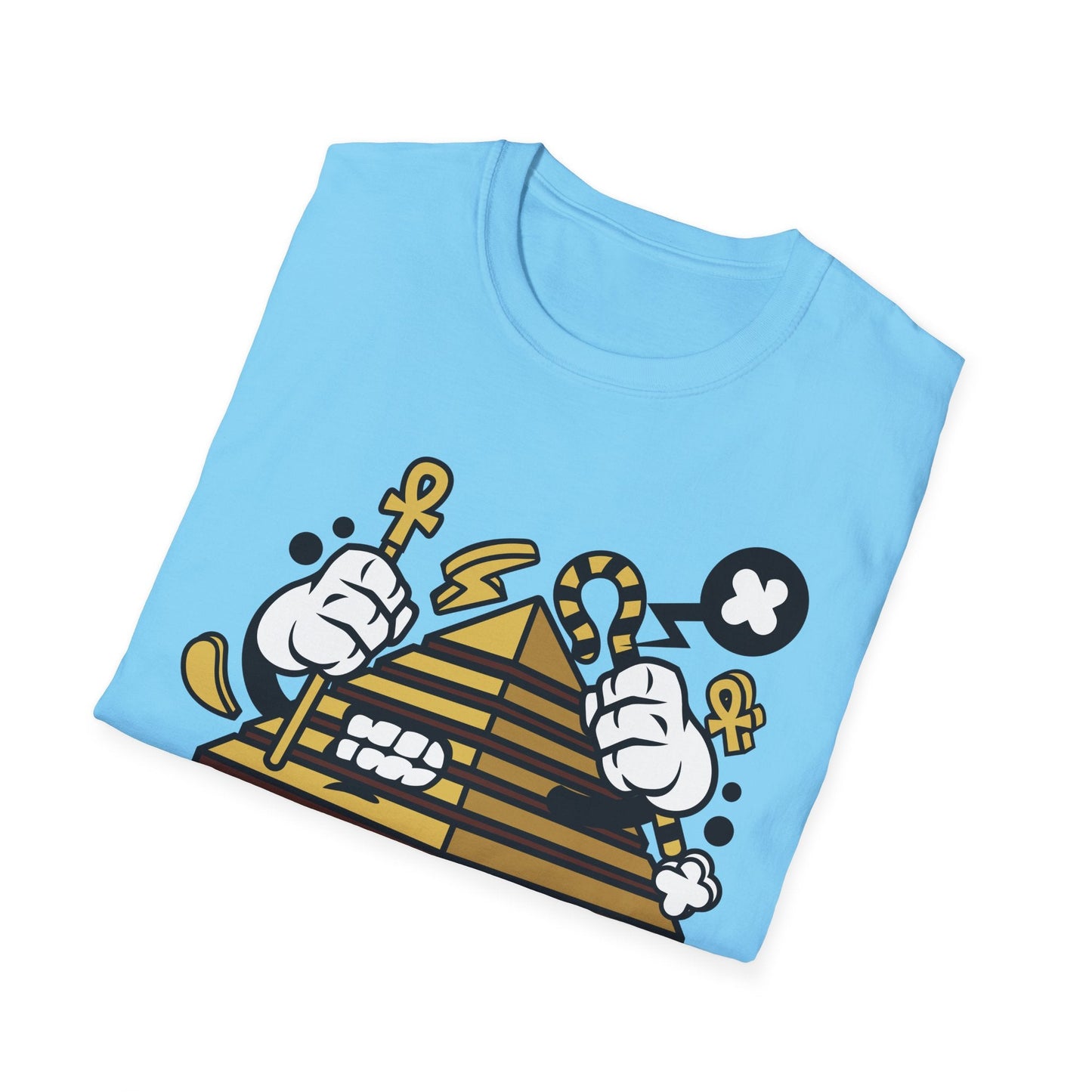 Cartoon T Shirt Animation T Shirt Funny Tee Shirt Short Sleeve Unisex Gildan Softstyle 64000 Cotton