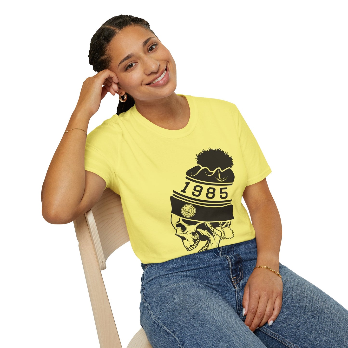 Cartoon Animation T Shirt Unisex Gildan Softstyle 64000 Tee With Art Design Funny Graphic