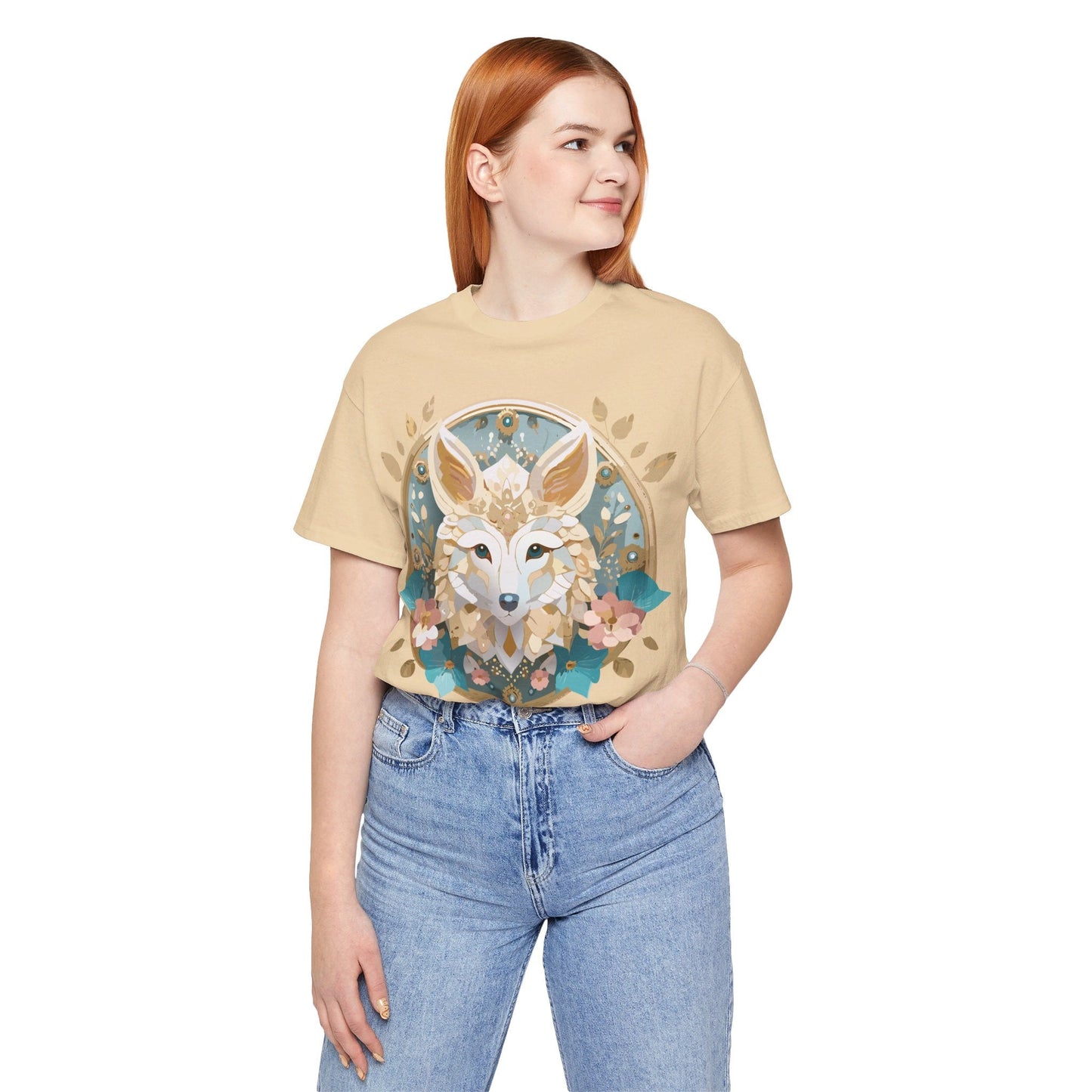 Adelpha Medallion Graphic Tee Unisex Short Sleeve Jersey Shirt With Vintage Artwork