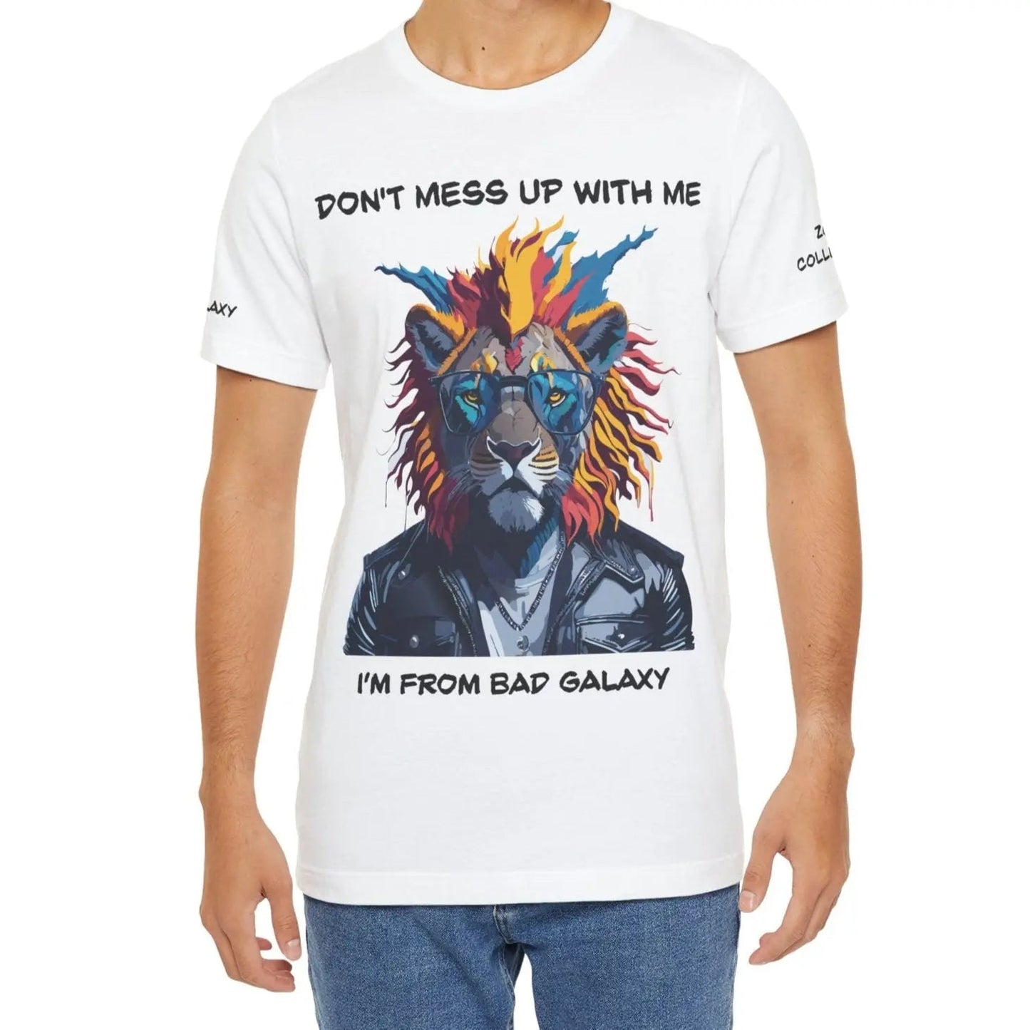 Animal T Shirt From Bad Galaxy Made To Order 100 Percent Cotton Eco Friendly Ink Free Shipping