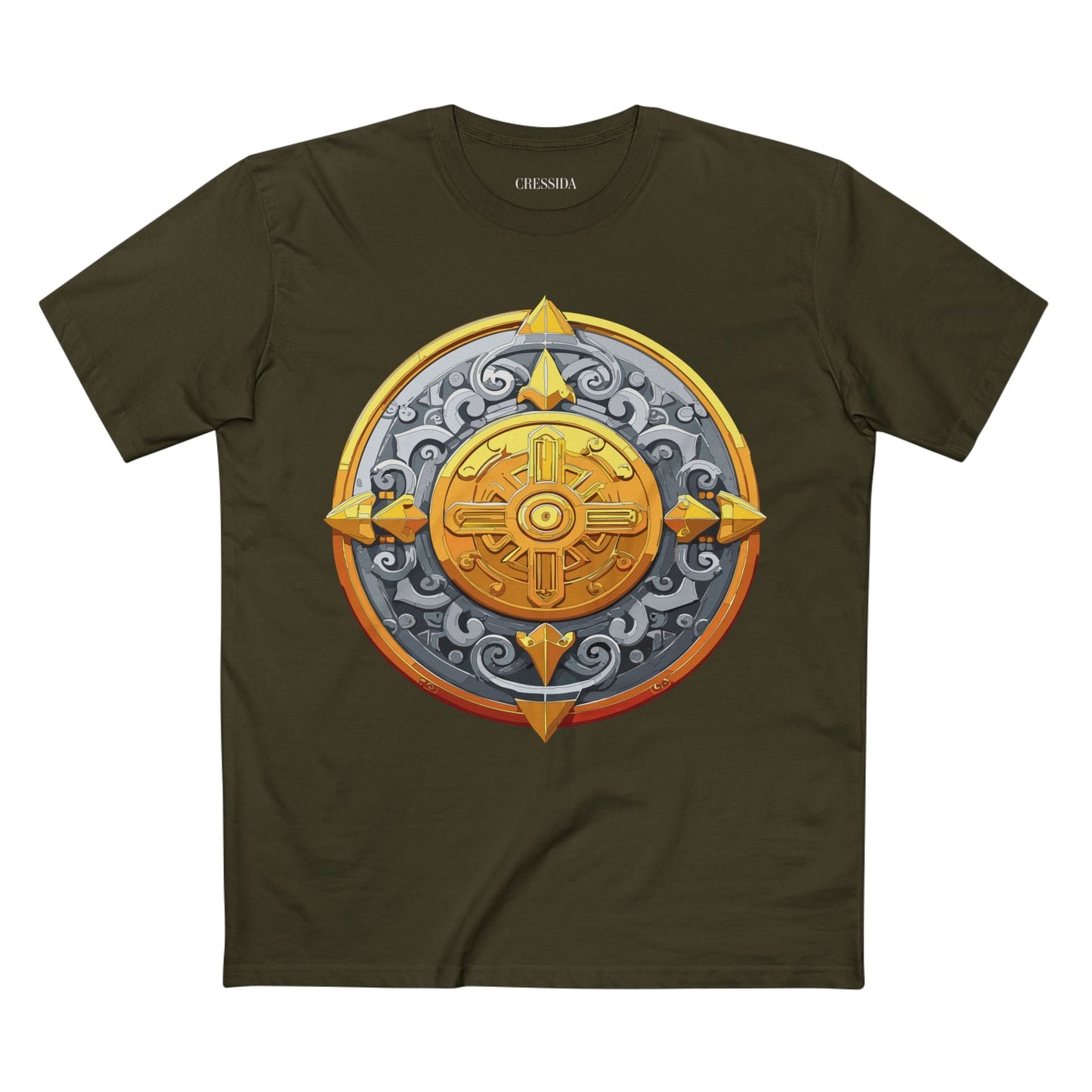 Antique Gold Coin Graphic Design T-Shirt Unisex 100 Cotton With Golden Print Artwork Tee 20