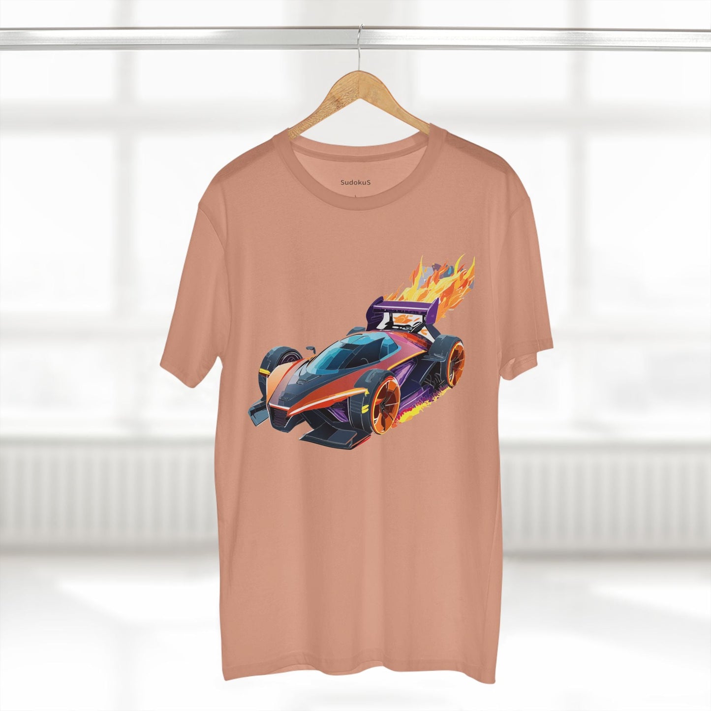 Car Graphic Unisex 100 Cotton Staple Tee 16