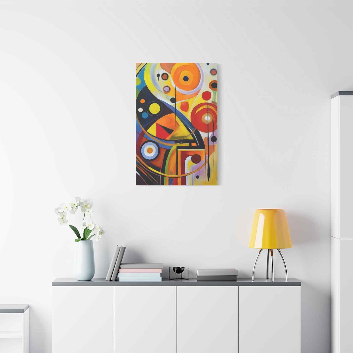 Abstract Painting Print Canvas 20x24,20x30,24x30, 24x32,24x36,30x40, 32x48,36x48,40x60 Pine-Wood Inner Frame ABS-7