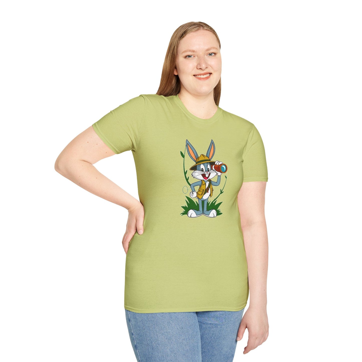 Bugs Bunny T Shirt Unisex Softstyle Gildan 64000 Cartoon Animation Graphic Tee Design