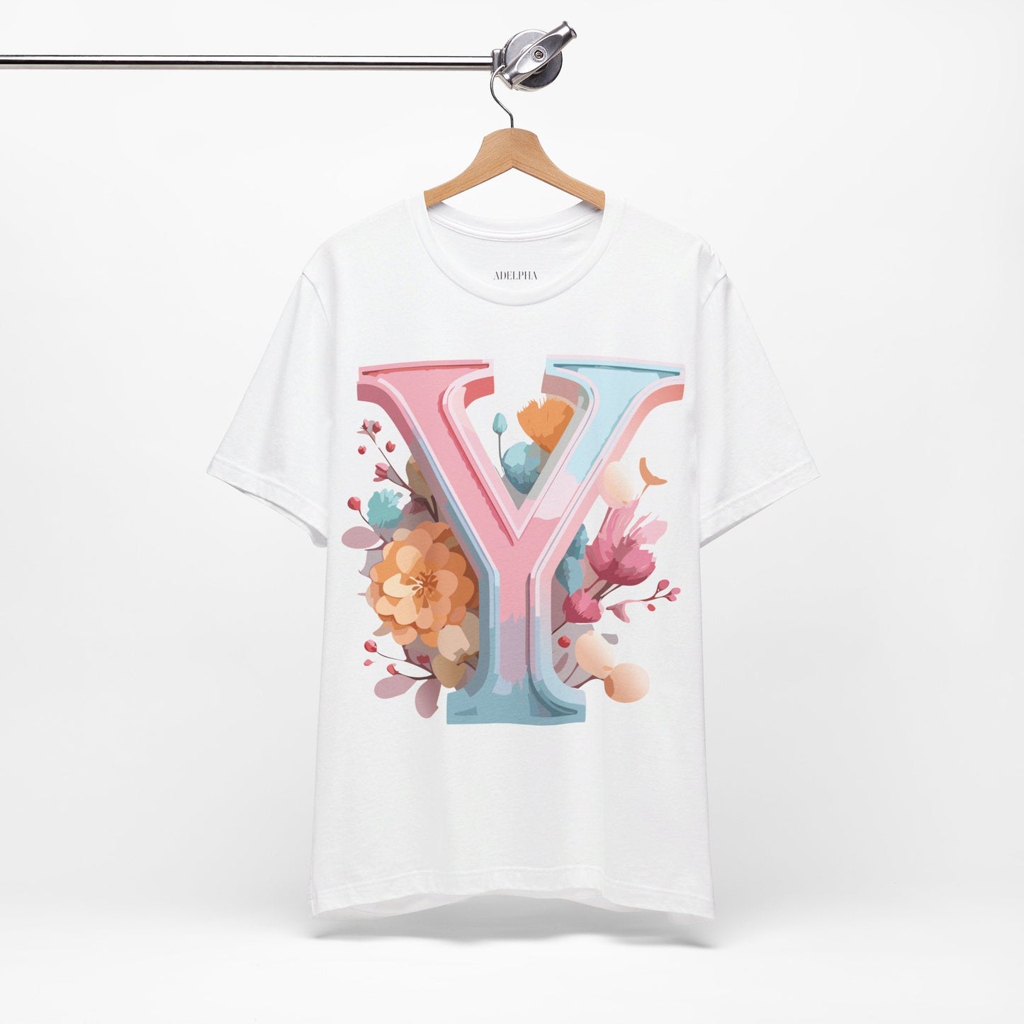 Unisex Letter Y Graphic Tee From Adelpha Vintage Inspired Artwork T Shirt For Everyday Wear