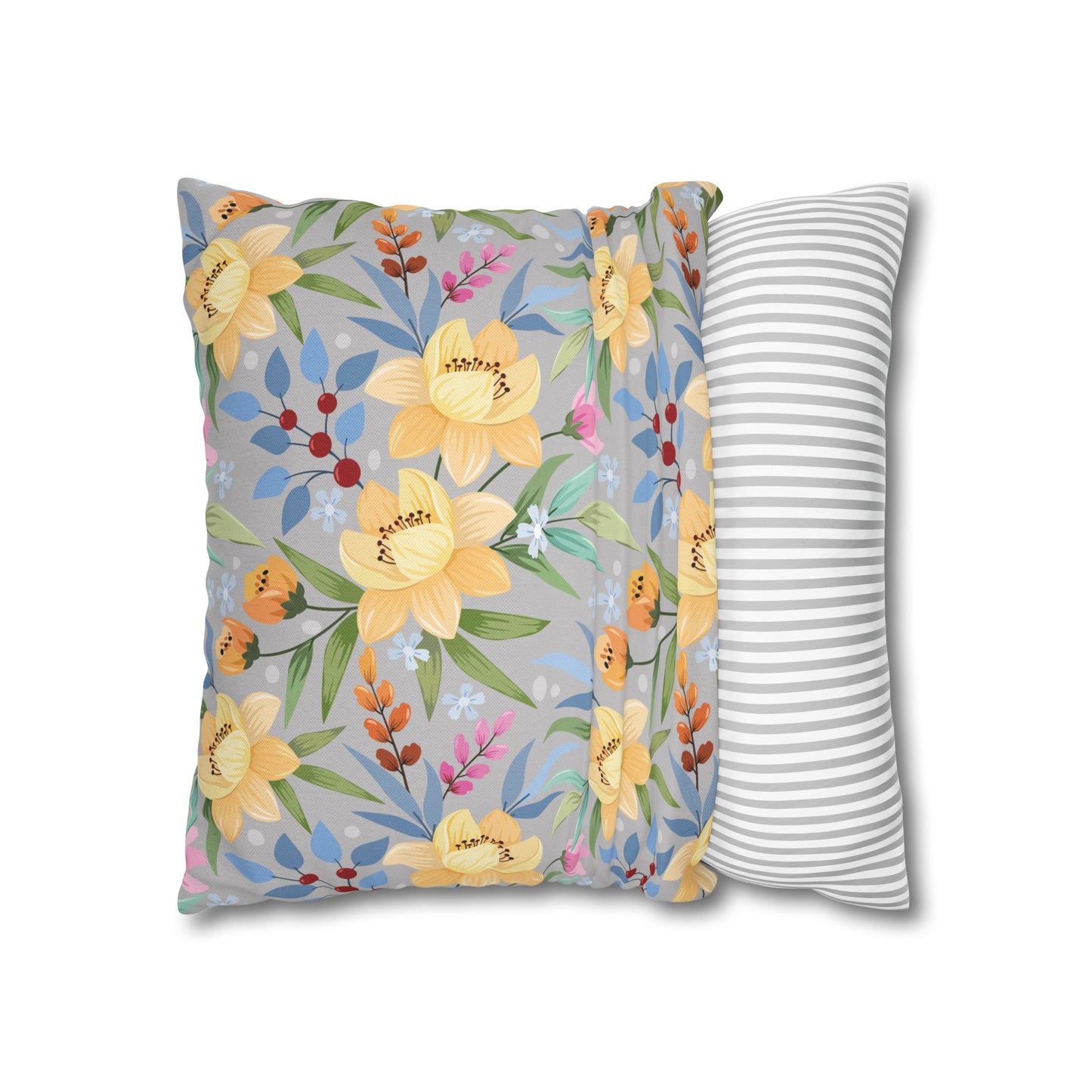 Floral Poly Pillowcase