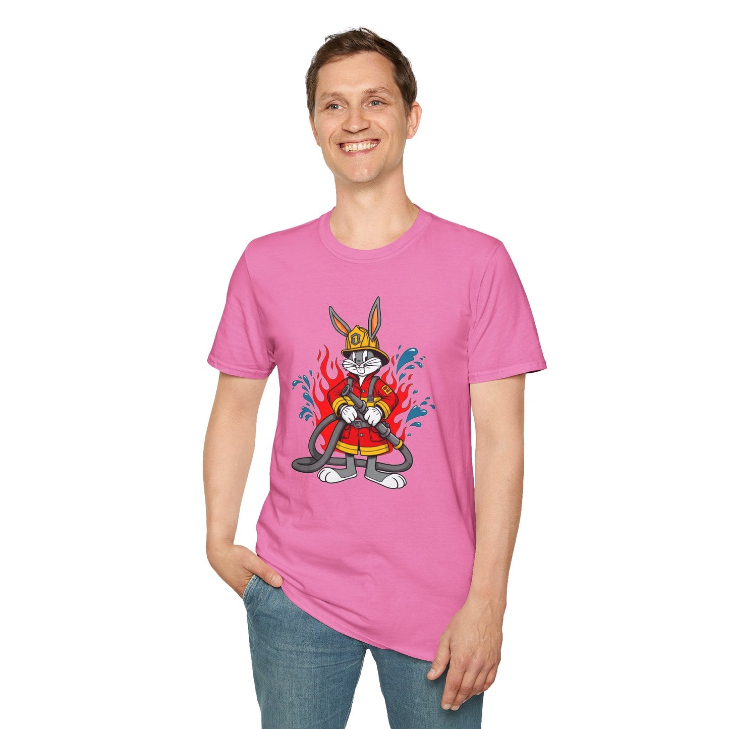 Bugs Bunny T Shirt Unisex Cartoon Tee Softstyle 64000 Cotton Graphic Tee For Fans