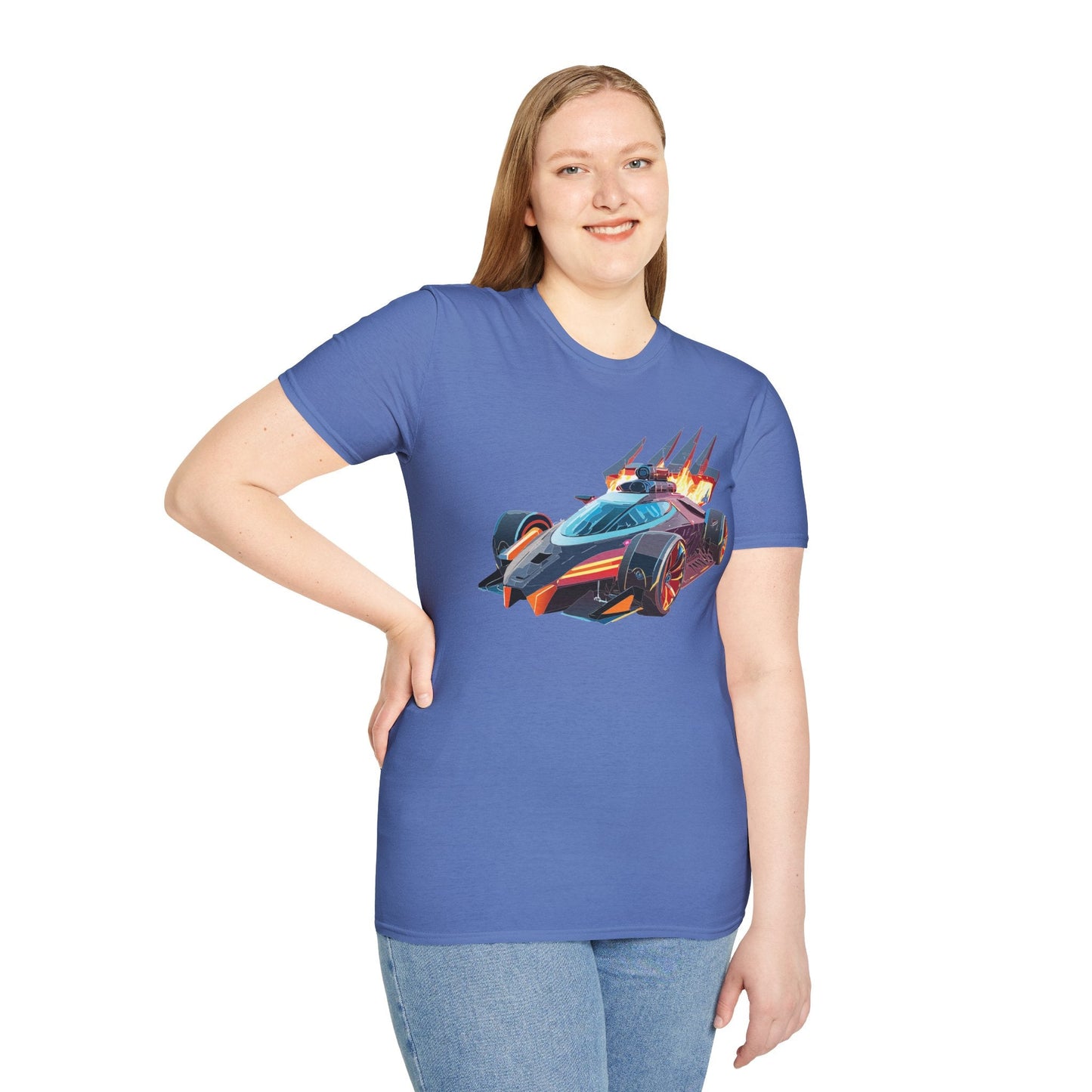 Car T Shirt Unisex Softstyle Cotton Tee With Cars Graphic Hot Wheels Design For Men Women
