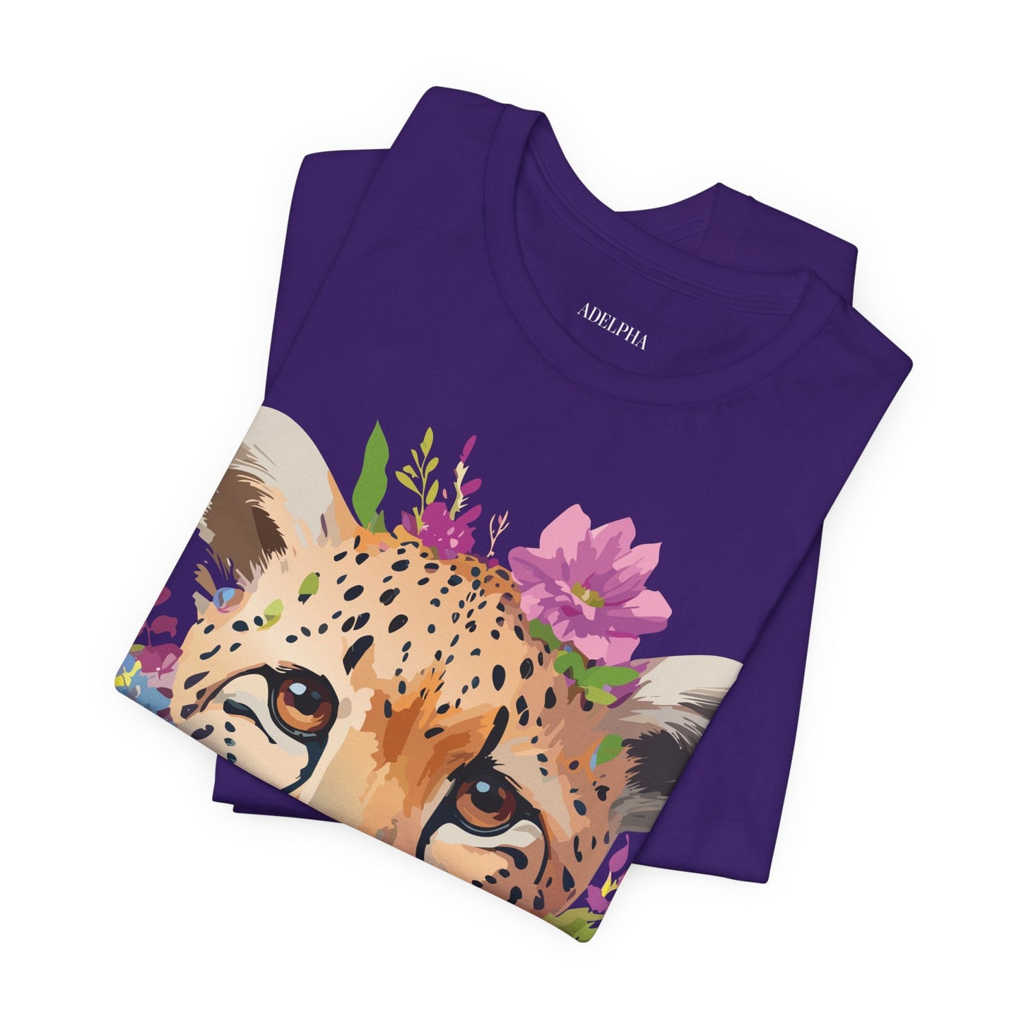 Cheetah Graphic Unisex 100 Cotton Artwork Tee 2