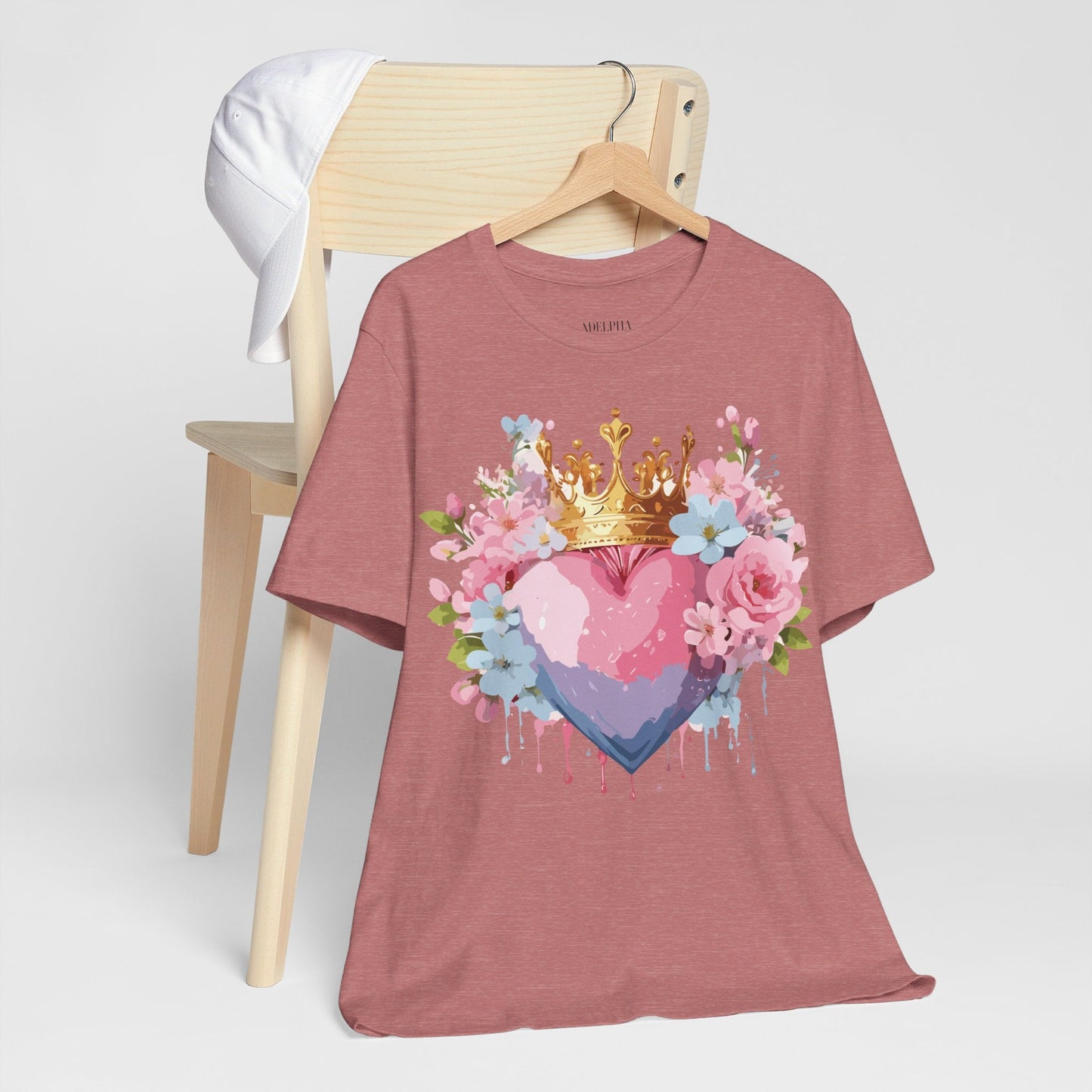 Valentine Graphic Tee Unisex Jersey Short Sleeve Adelpha Vintage Inspired Artwork