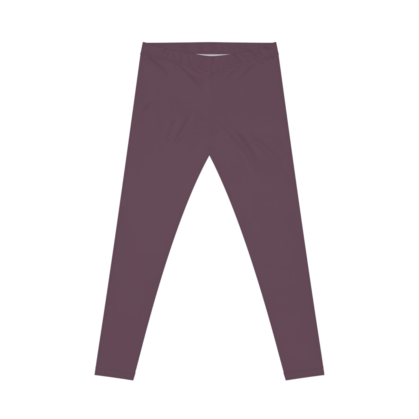Mauve Shadow Color Women's Poly-Span Casual Leggings XS-2XL