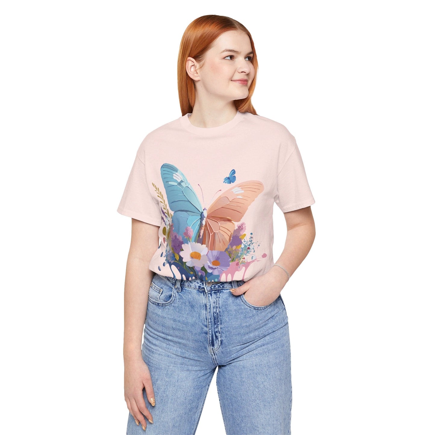 Butterfly Graphic Tee By Adelpha Unisex Vintage Inspired Art Shirt