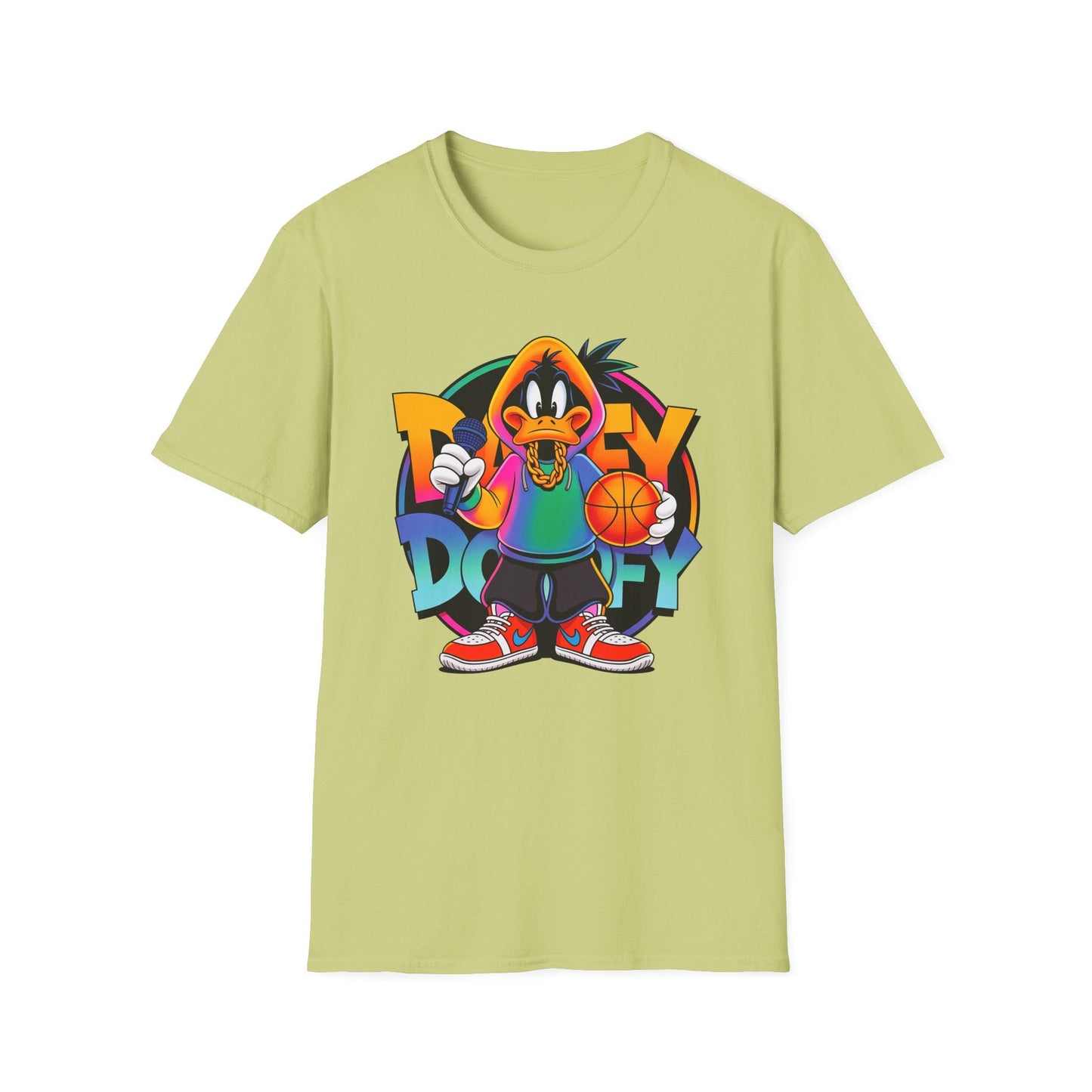 Funny Cartoon Animals T Shirt With Animation Print Unisex Softstyle Graphic Cotton Tee