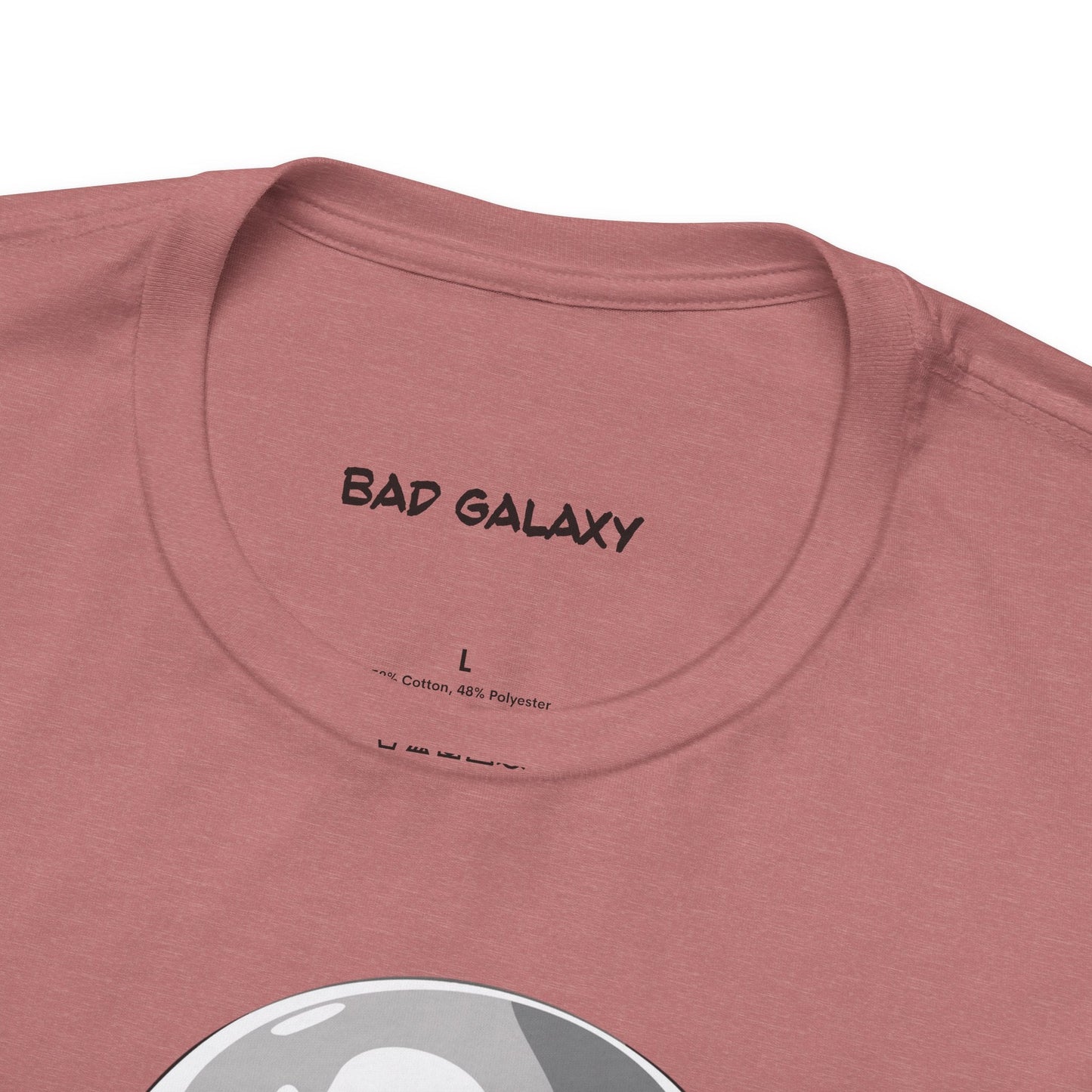 Bad Galaxy Alien Tee Shirt Made To Order 100 Percent Cotton Lightweight Eco Friendly Inks