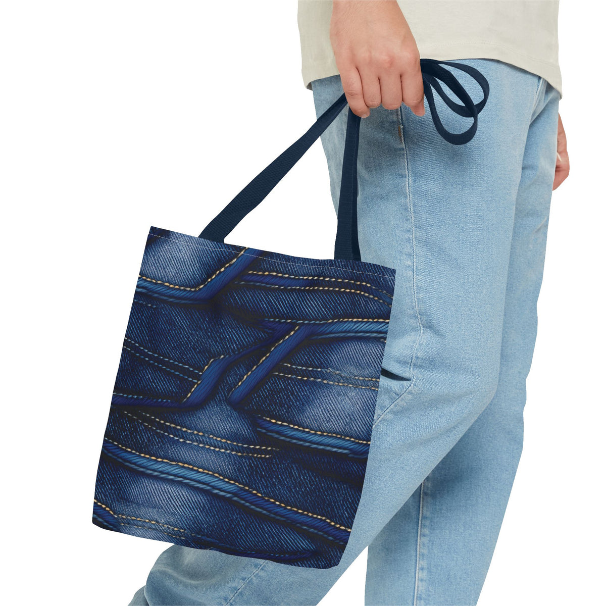 Denim Canvas Bag, Tote Bag Denim