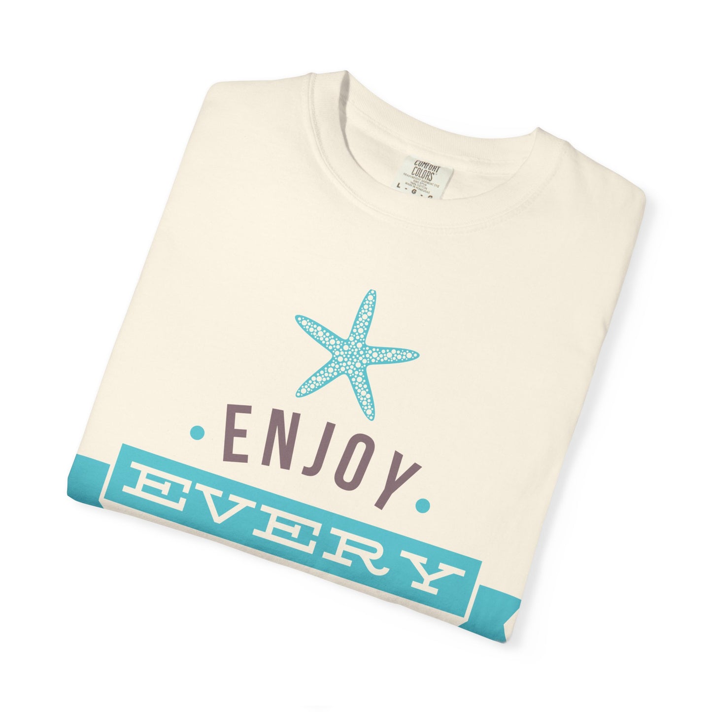 Unisex Garment Dyed T Shirt Relaxed Fit Comfort Colors 1717 100 Percent Ring Spun US Cotton
