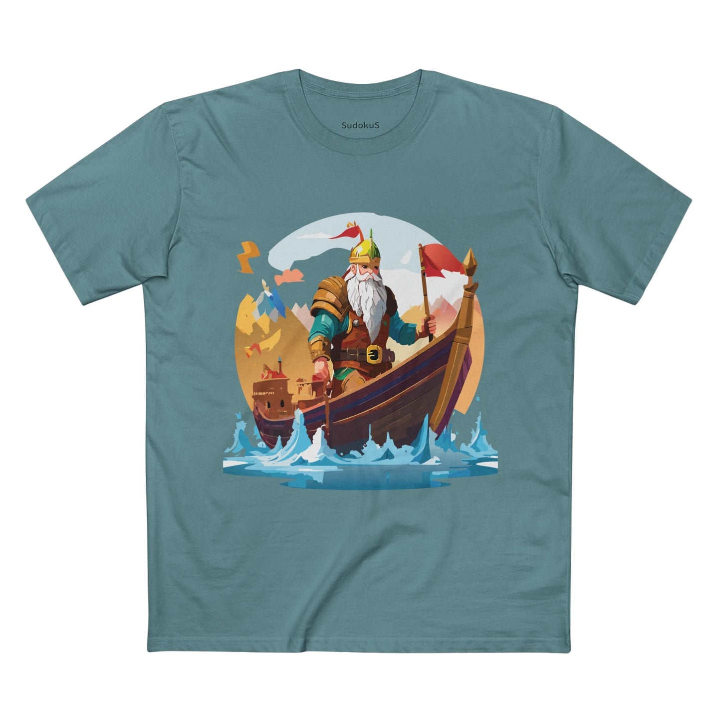 Viking Graphic Unisex 100 Cotton Staple Tee 1