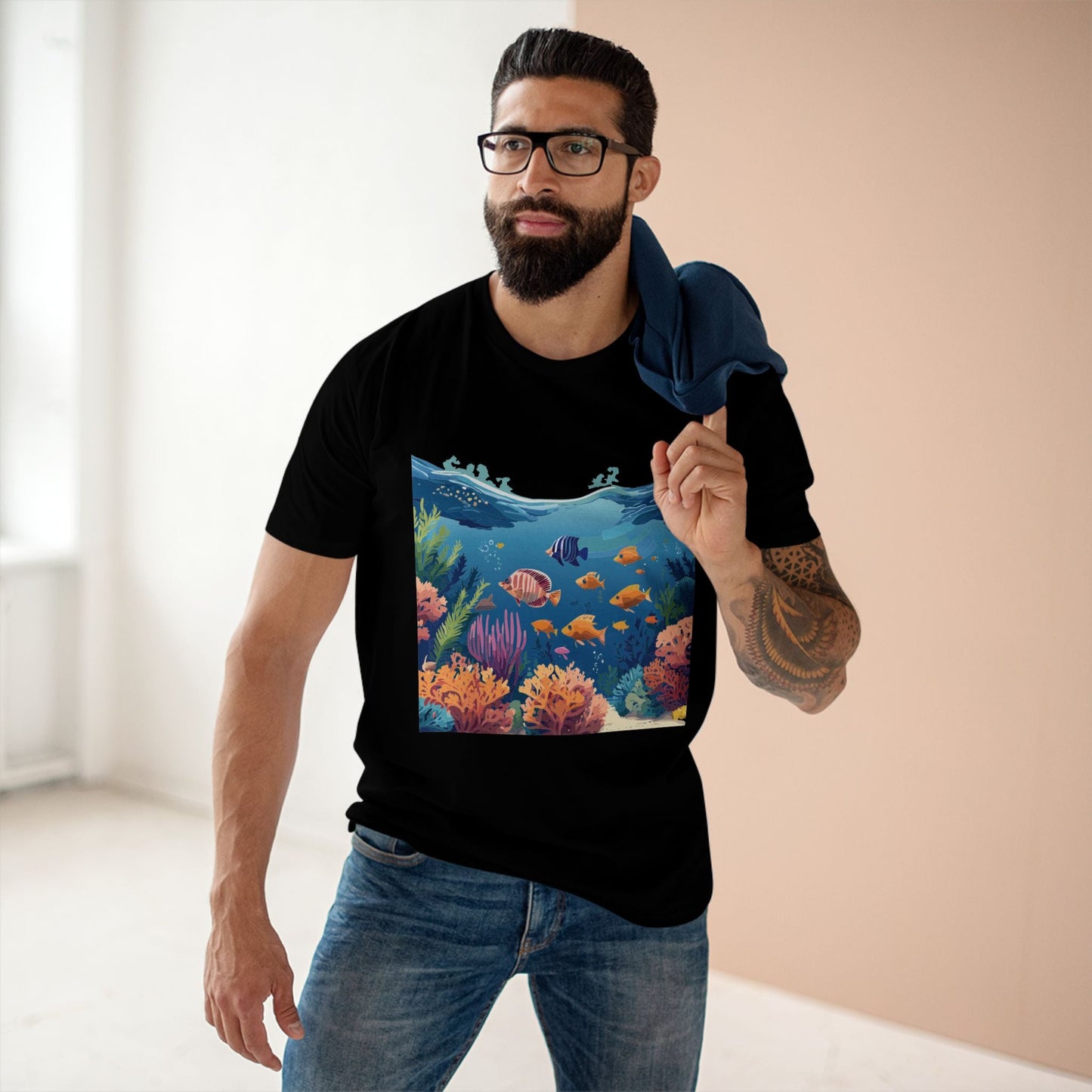 Ocean Shirt Ocean Pacific Unisex Premium Cotton Tee Featuring Original Art Design Retro2Nova