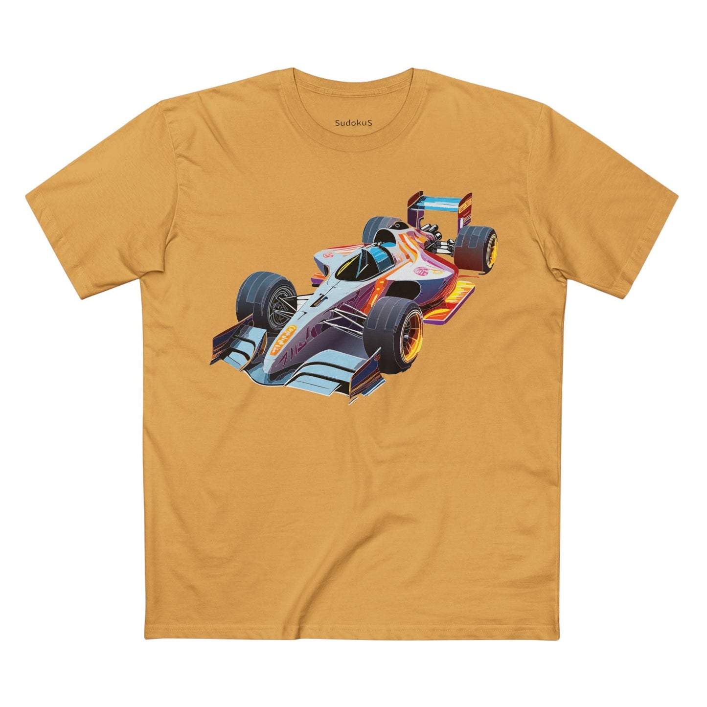 Car Graphic Unisex 100 Cotton Staple Tee 11