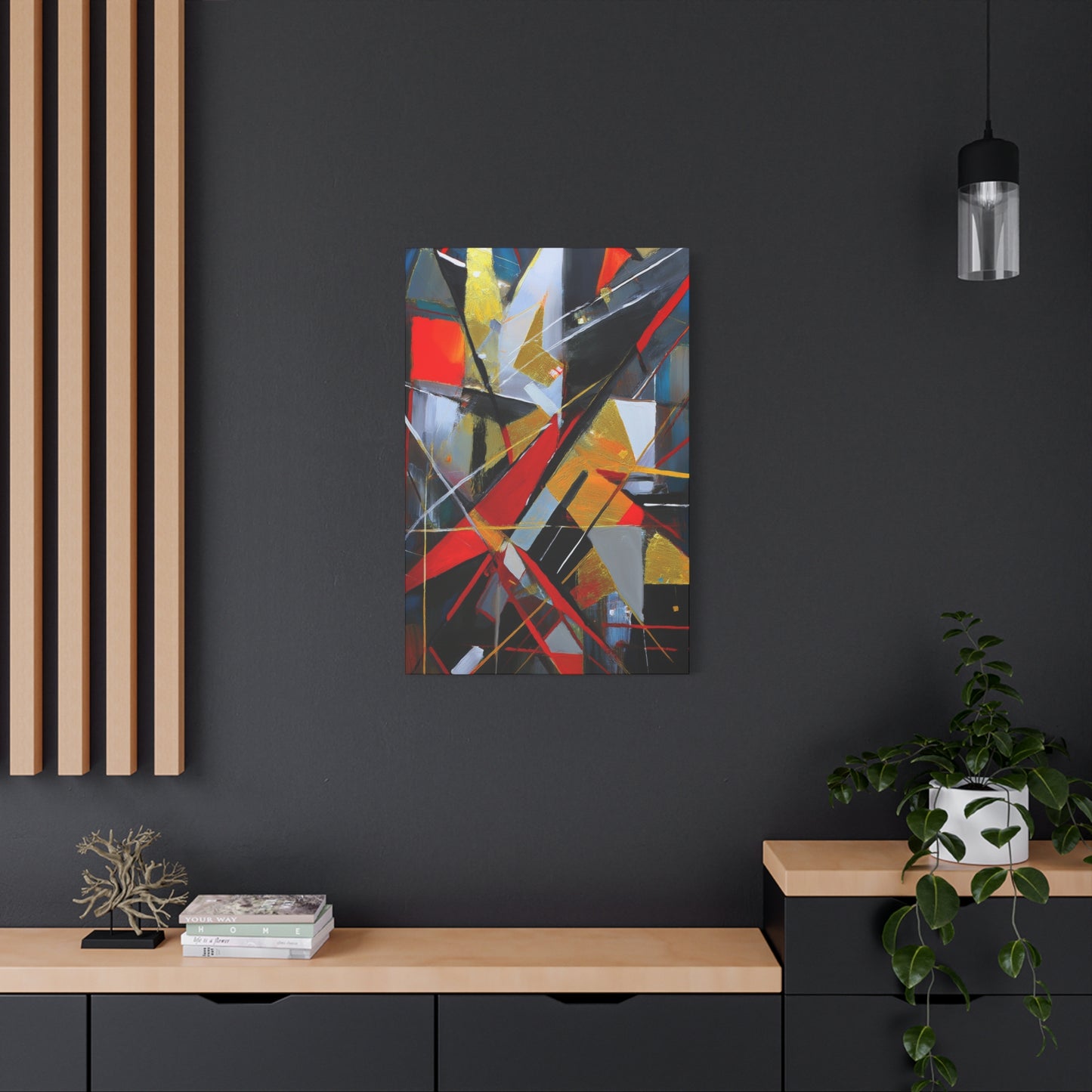 Abstract Oil Painting Print Canvas 20x24,20x30,24x30 24x32,24x36,30x40 32x48,36x48,40x60 Pine-Wood Inner Frame ABS-194