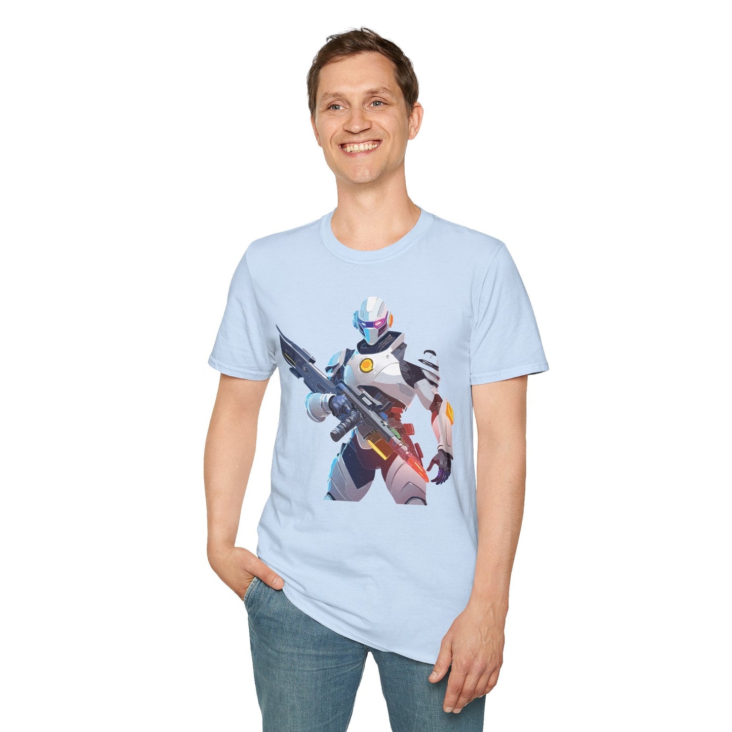 Unisex Robocop T Shirt Graphic With Classic Robocop Design Softstyle 100 Cotton Tee
