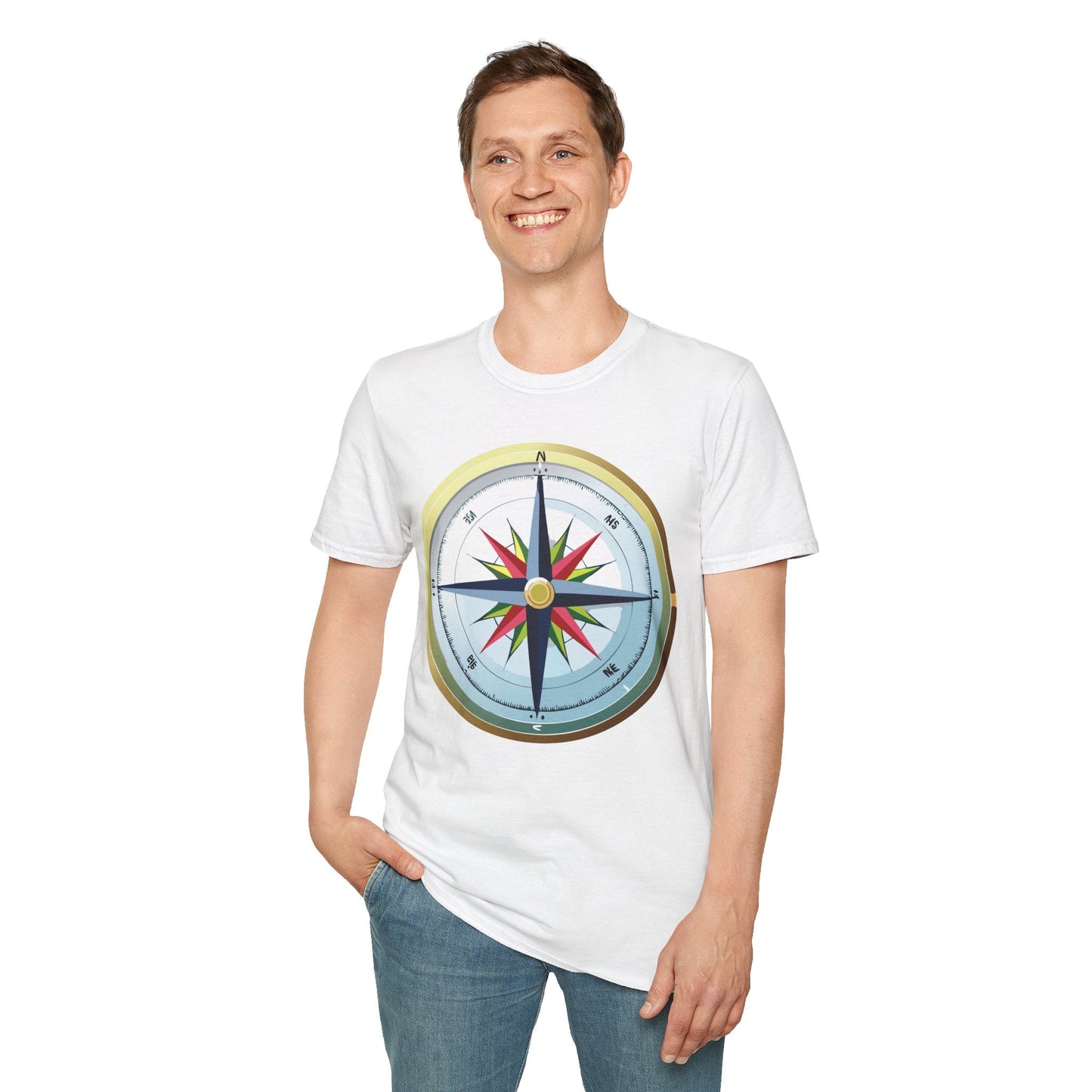 Compass Navigator Graphic Tee Unisex 100 Cotton 6