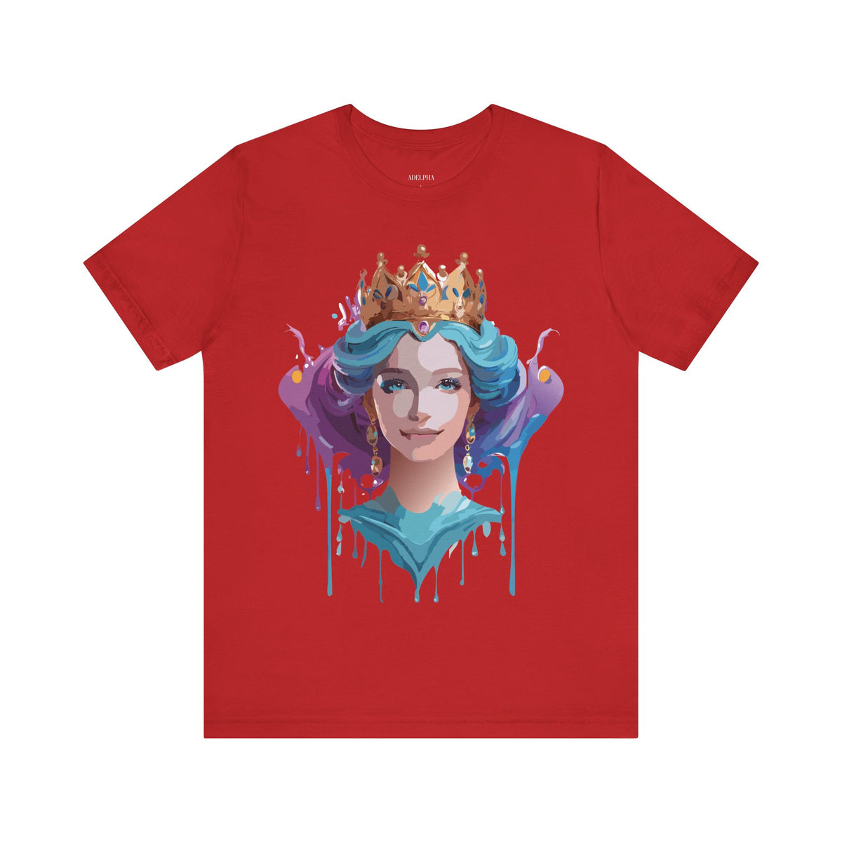 Queen Graphic Unisex Cotton Bella+Canvas Tee with Art Design m175