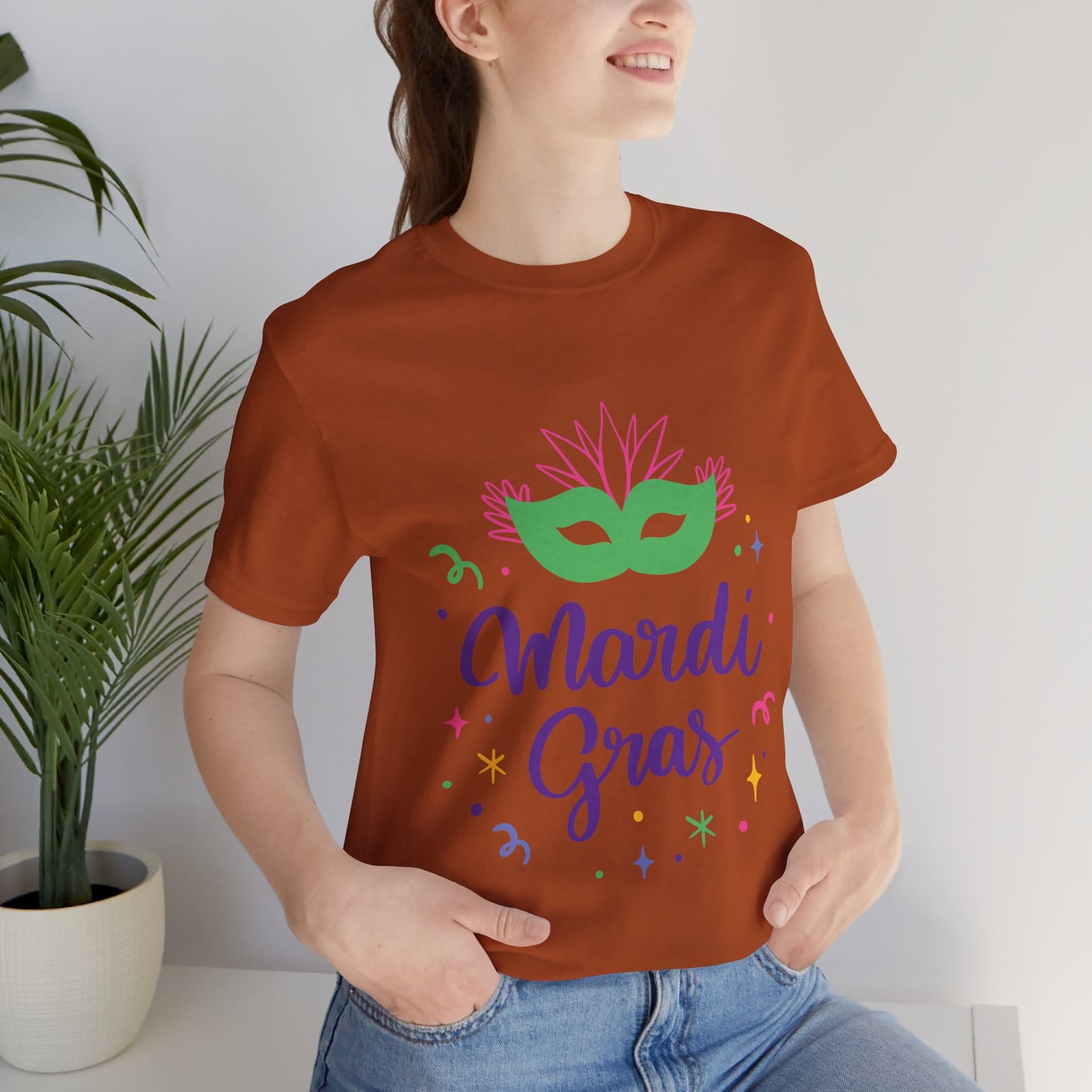 Camiseta unisex de algodón para carnaval