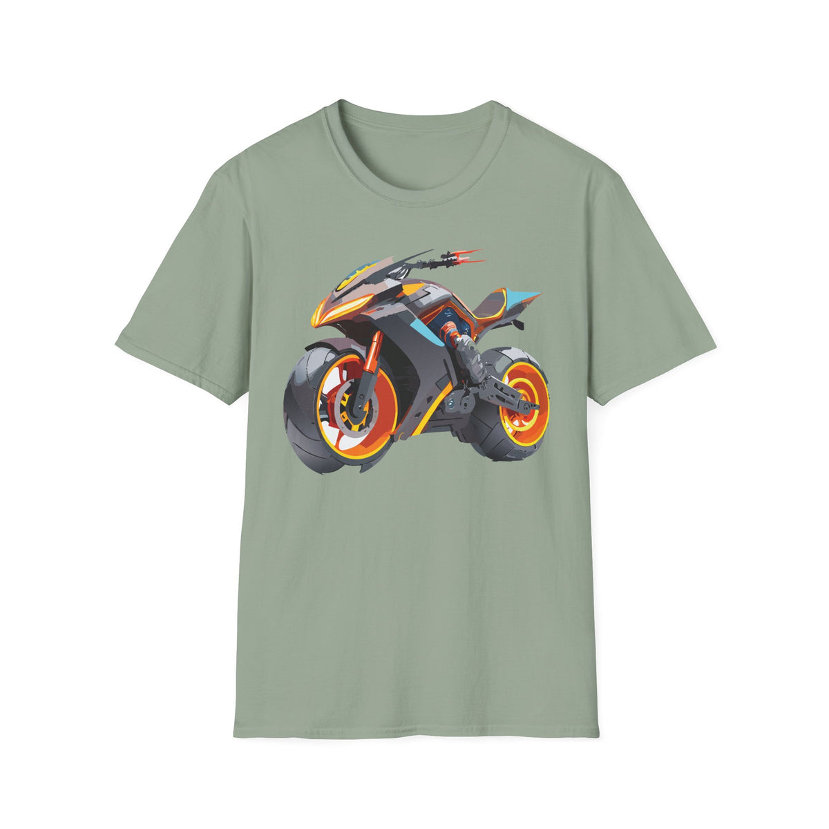 Moto Bike Motorcycle Graphic Tee Gildan Unisex 100 Cotton Tee Shirt m4