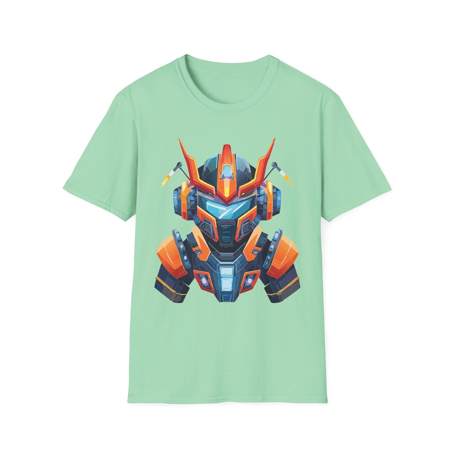 Cyborg Tee Unisex Robot Shirt Terminator Style 100 Percent Ring Spun Cotton Short Sleeve