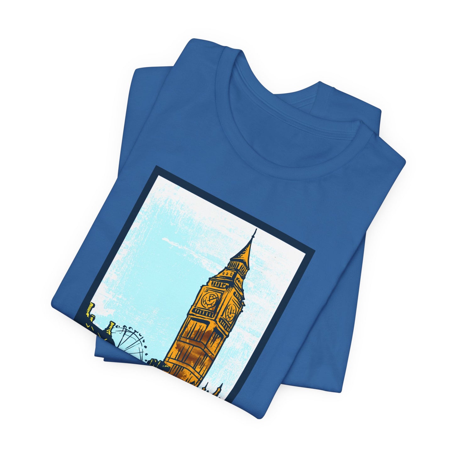 Retro Poster London Graphic Design Tee, London Shirt, Vintage Tees, Art Design T-Shirt, Graphic Tee, Retro Art Shirts