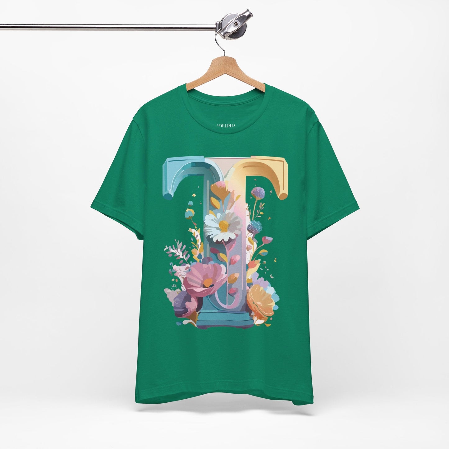 Unisex Graphic T Shirt Letter Shirt Adelpha Vintage Inspired Art Tee Short Sleeve