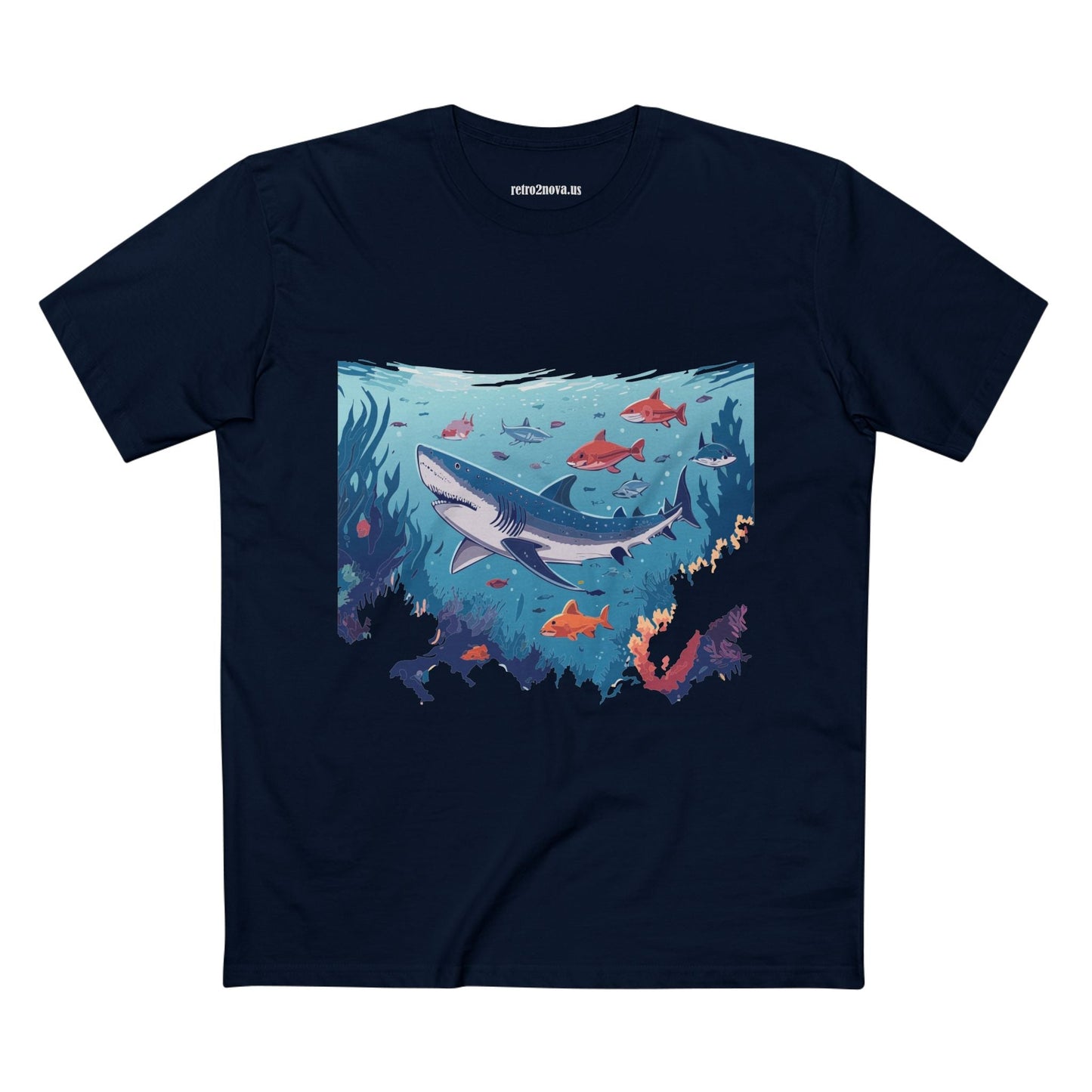 Ocean Shirt Ocean Pacific OP6 Unisex Premium Cotton Tee With Original Art By Retro2Nova