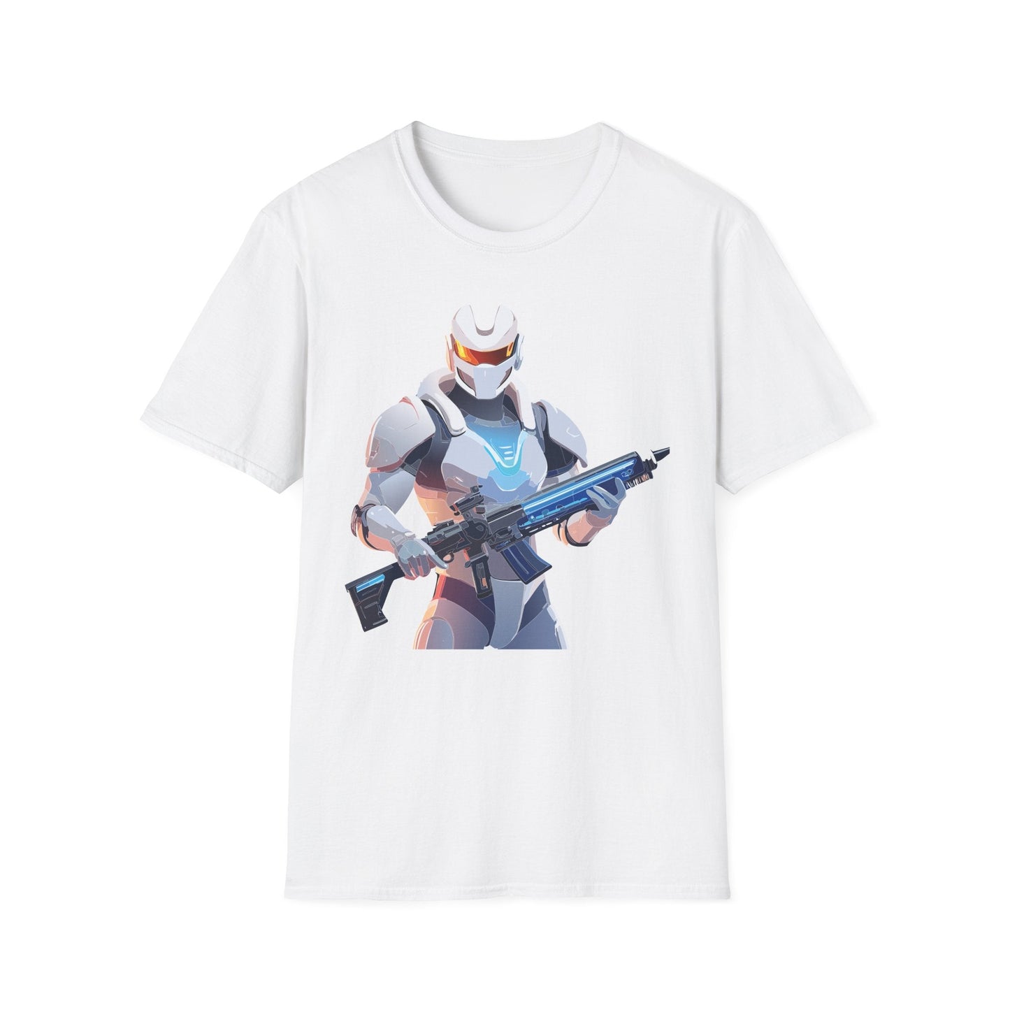 Robocop T Shirt Unisex Gildan Softstyle 64000 100 Percent Ring Spun Cotton Tee With Artwork
