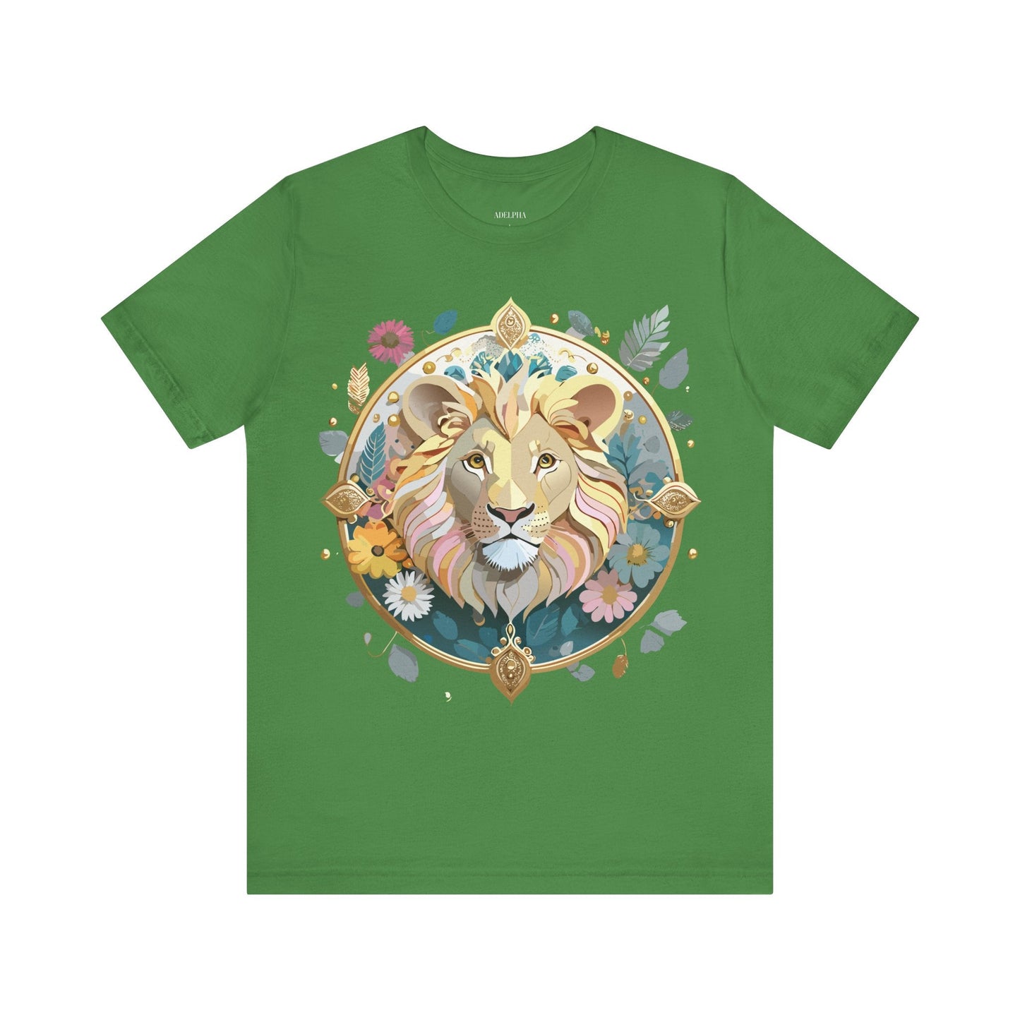 Adelpha Medallion Graphic Tee Unisex Short Sleeve Vintage Inspired Art Design Shirt