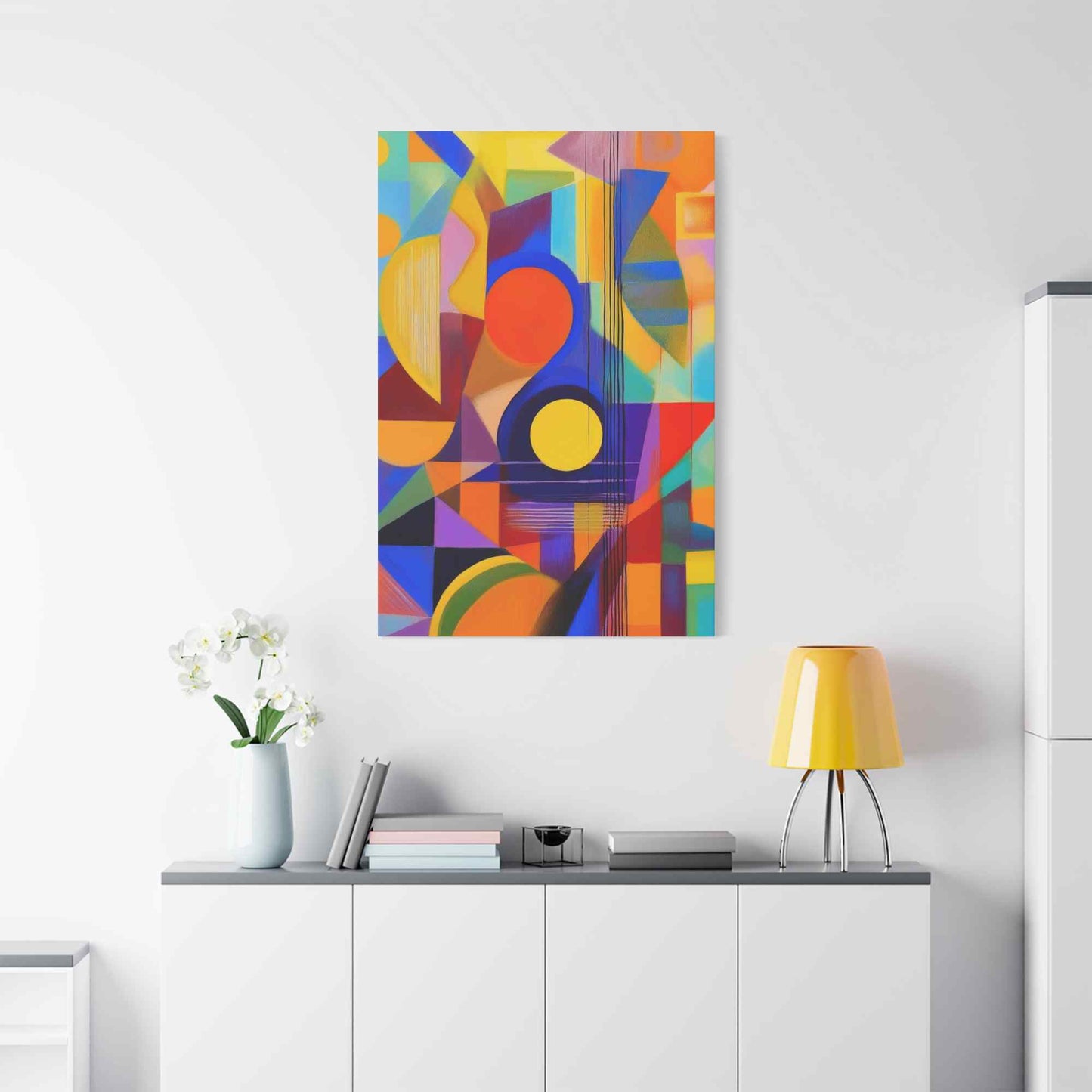 Abstract Painting Print Canvas 20x24,20x30,24x30, 24x32,24x36,30x40, 32x48,36x48,40x60 Pine-Wood Inner Frame ABS-9