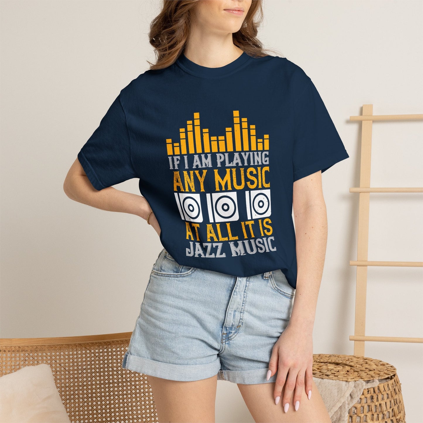 Music Graphic Design Unisex Cotton T-shirt m17