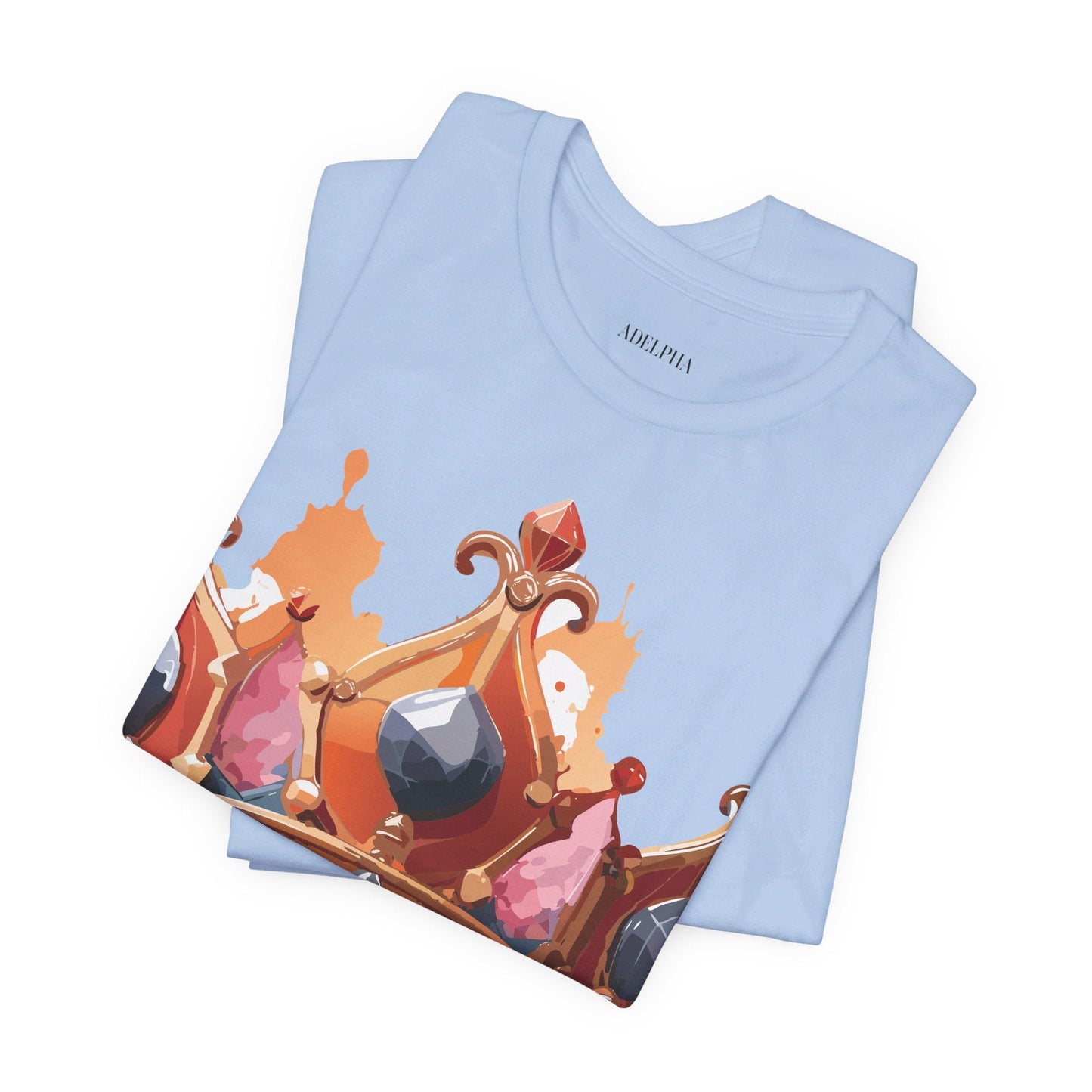 Crown Graphic Unisex 100 Cotton Vintage Artwork Tee 10