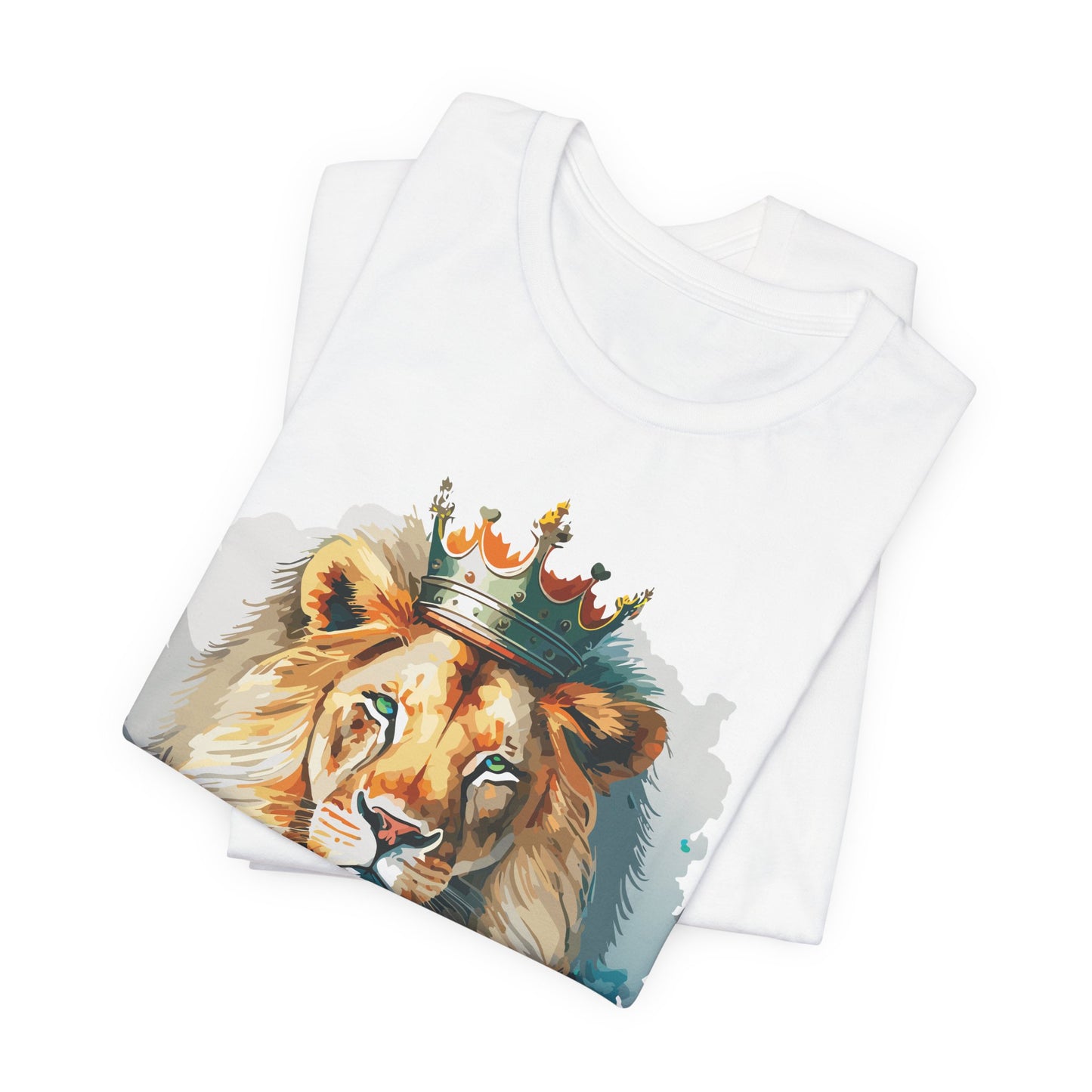 Lion Shirt, Animal Shirt, T-Shirt with Lion, Art Design Tee, Animal Tees, Safari T-Shirt, Crown Tee 13