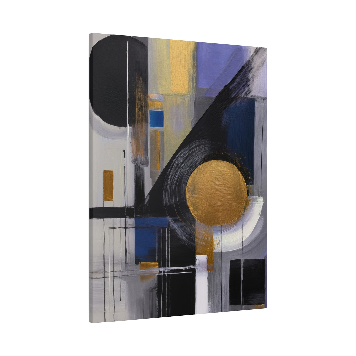 Purple Abstract Painting Print Canvas 20x24,20x30,24x30, 24x32,24x36,30x40, 32x48,36x48,40x60 Pine-Wood Inner Frame ABS-32