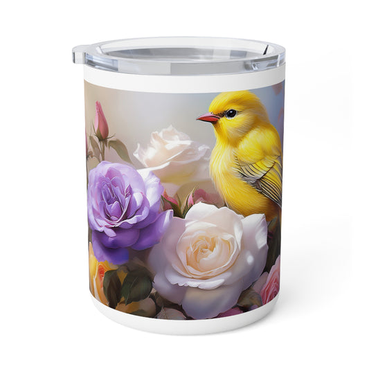 22 Art Design Insulated Coffee Mug Clear Lid 10oz Insulated Coffee Mug 10oz