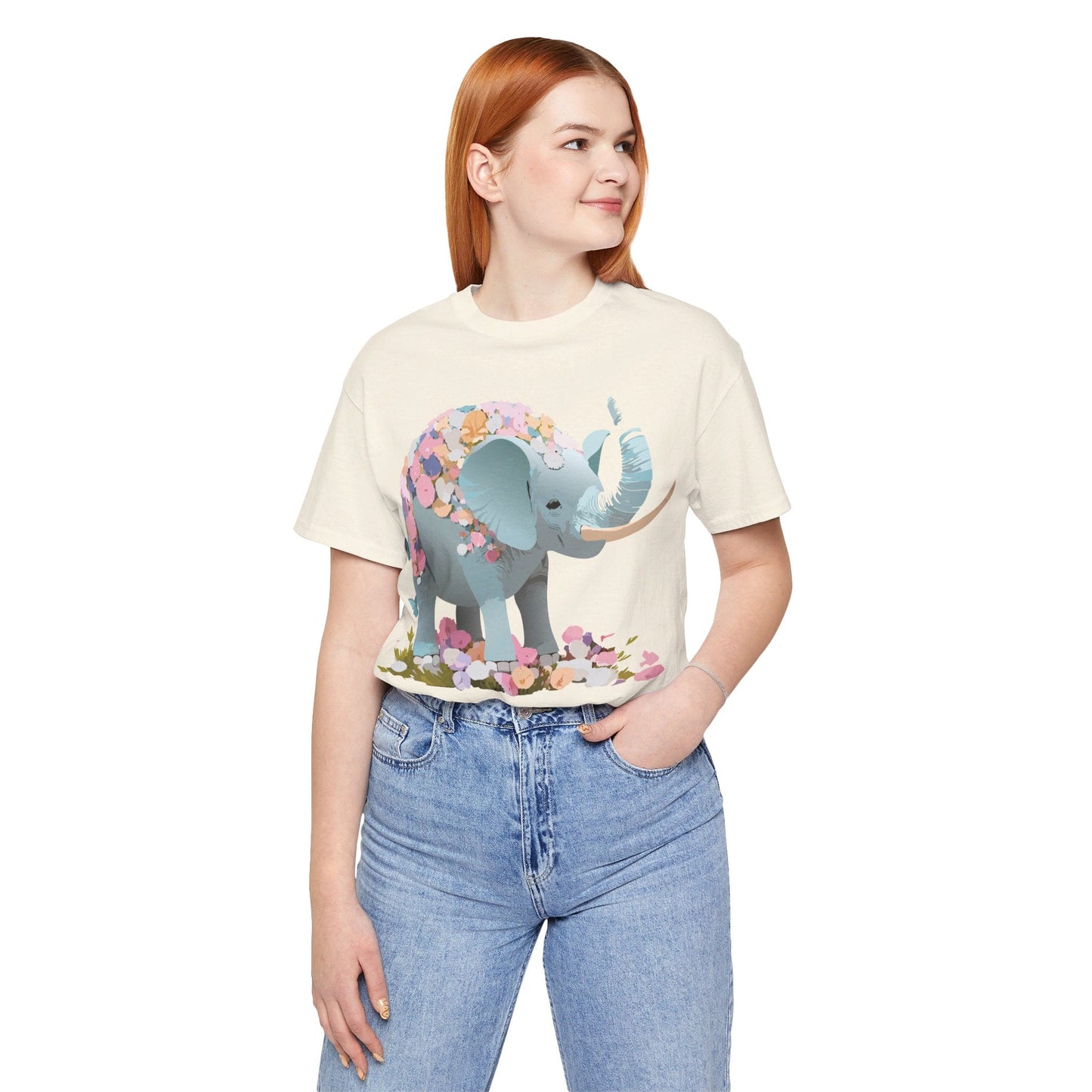 Elephant Graphic T Shirt From Adelpha Unisex Jersey Short Sleeve Vintage Inspired Art Design Tee