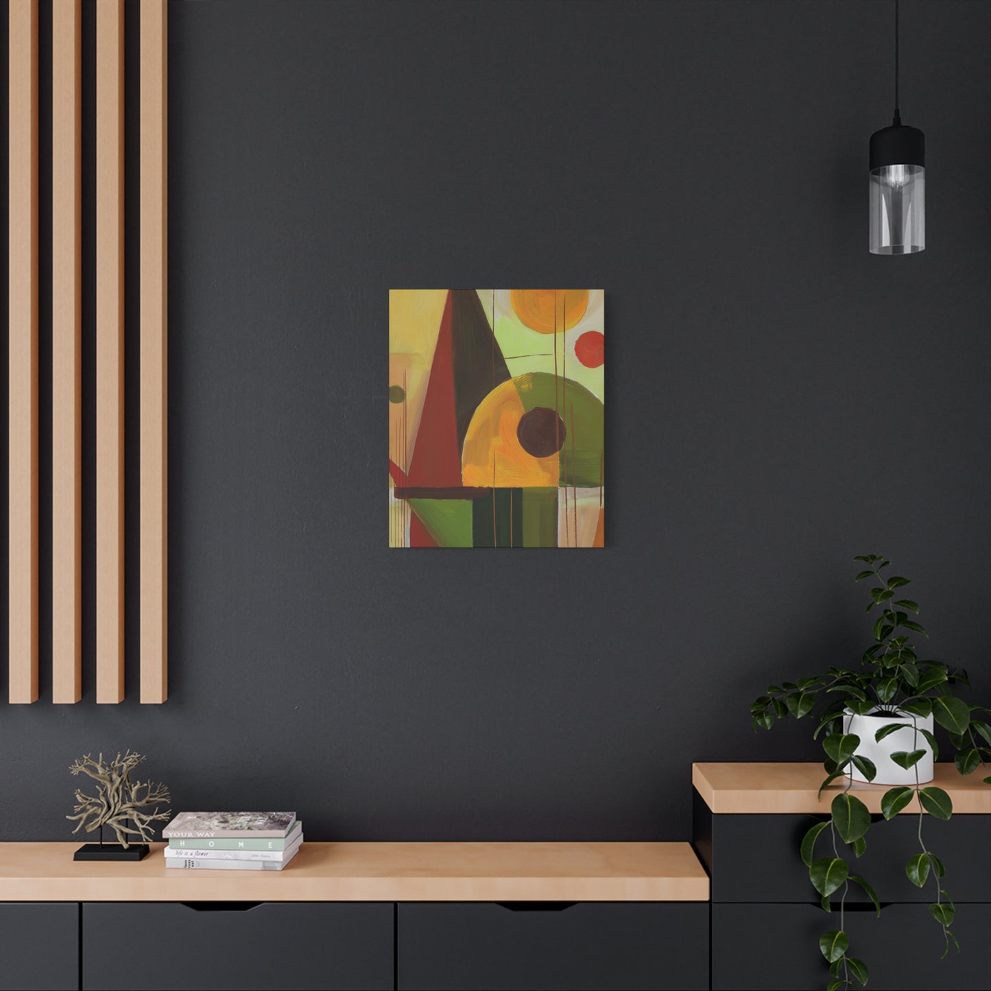 Abstract Geometric Painting Print Canvas 20x24,20x30,24x30 24x32,24x36,30x40 32x48,36x48,40x60 Pine-Wood Inner Frame ABS-60